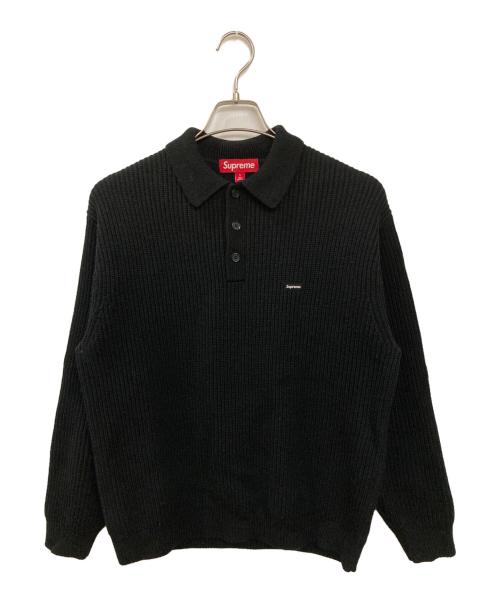 【新品未使用品】Supreme knit polo ブラック　s Supreme Zip Up Polo Sweater Black White Navy Burnt Orange 4colors
