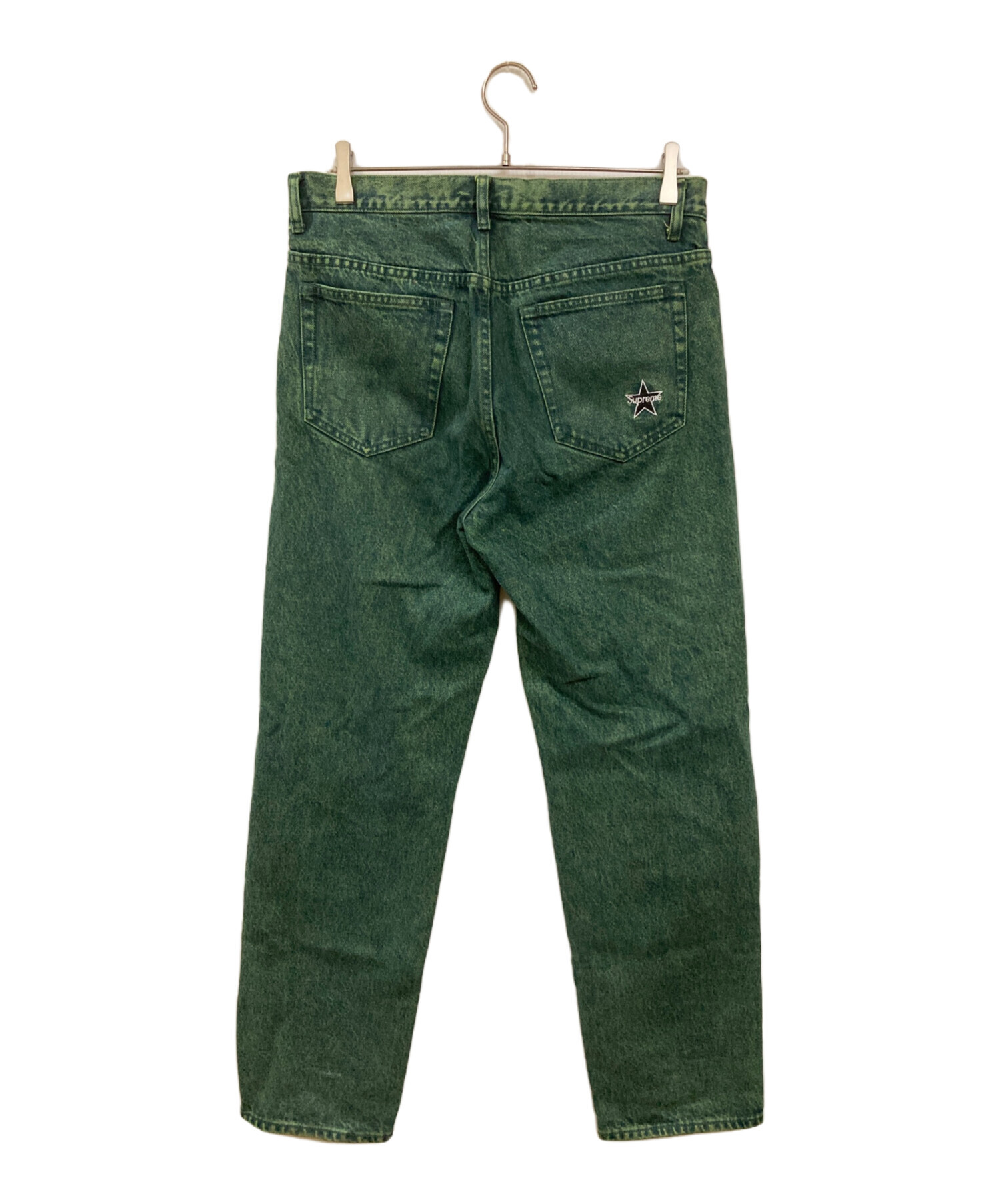 中古・古着通販】SUPREME (シュプリーム) Regular Jean Overdyed Green 