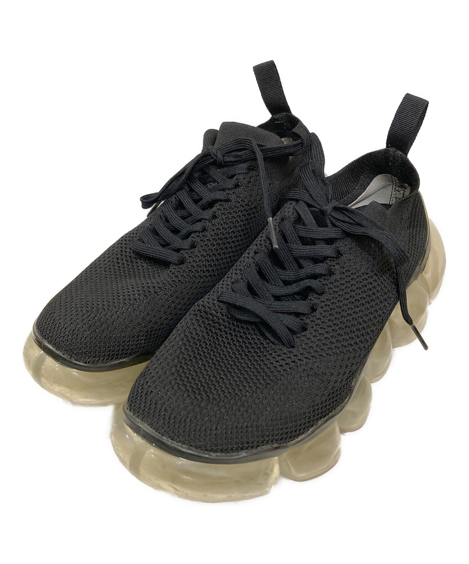 中古・古着通販】grounds (グラウンズ) MOOPIEスニーカー ブラック 