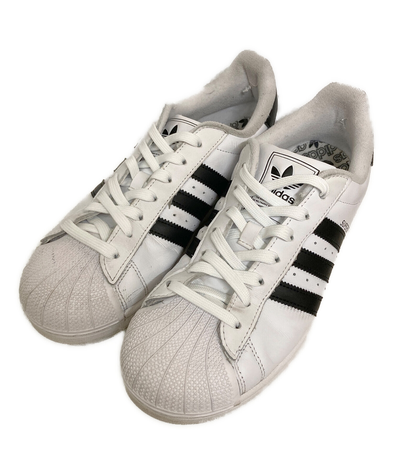 中古・古着通販】adidas (アディダス) Superstar II ホワイト サイズ 