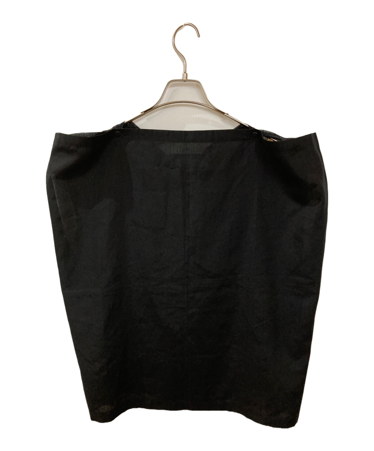 ISSEY MIYAKE me　ノースリーブシャツ　黒　サイズF　HR0710 ISSEY MIYAKE me ノースリーブシャツ 黒 サイズF HR0710｜Yahoo!フリマ