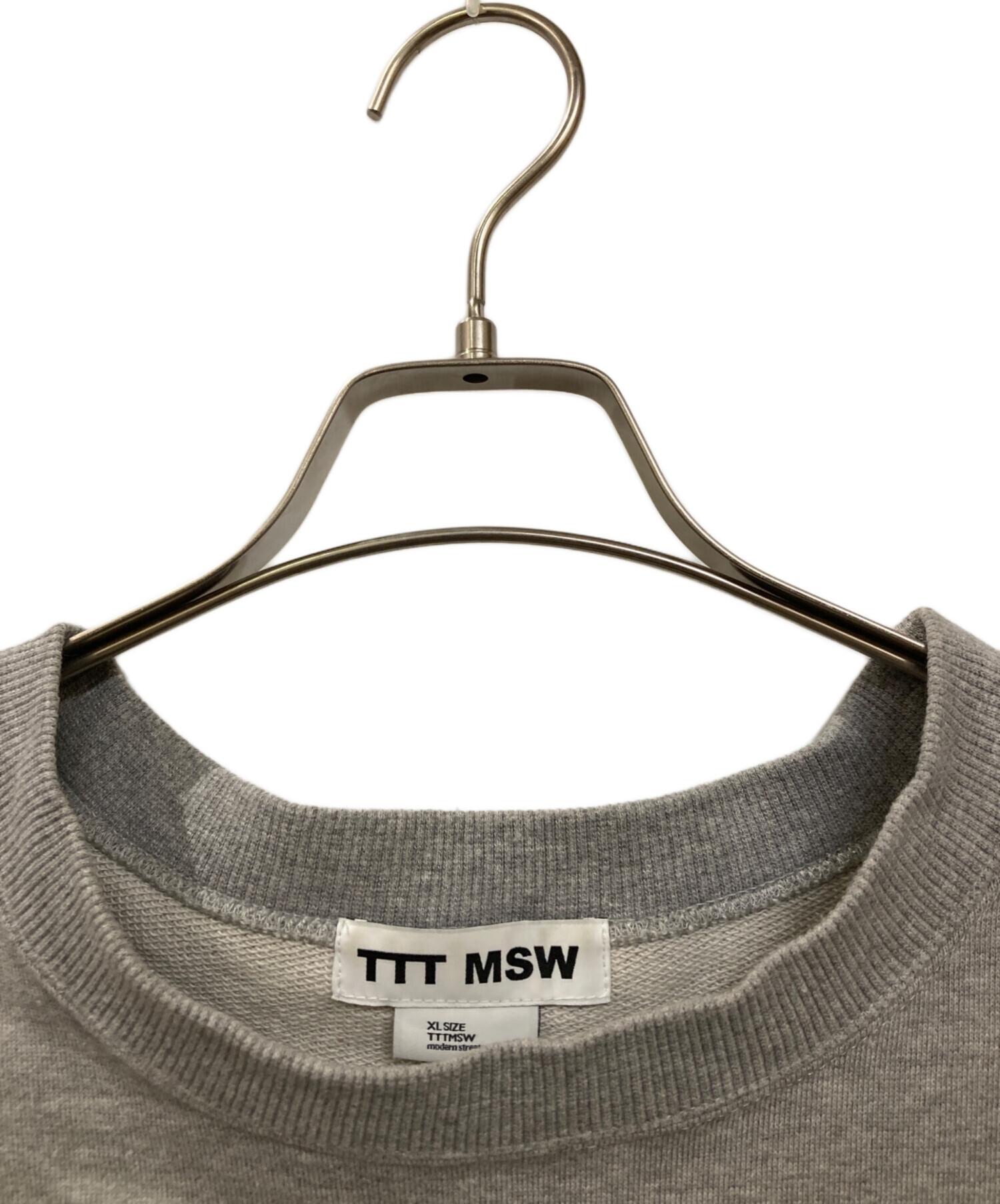 中古・古着通販】TTT MSW (ティー) カレッジロゴクルーネック 