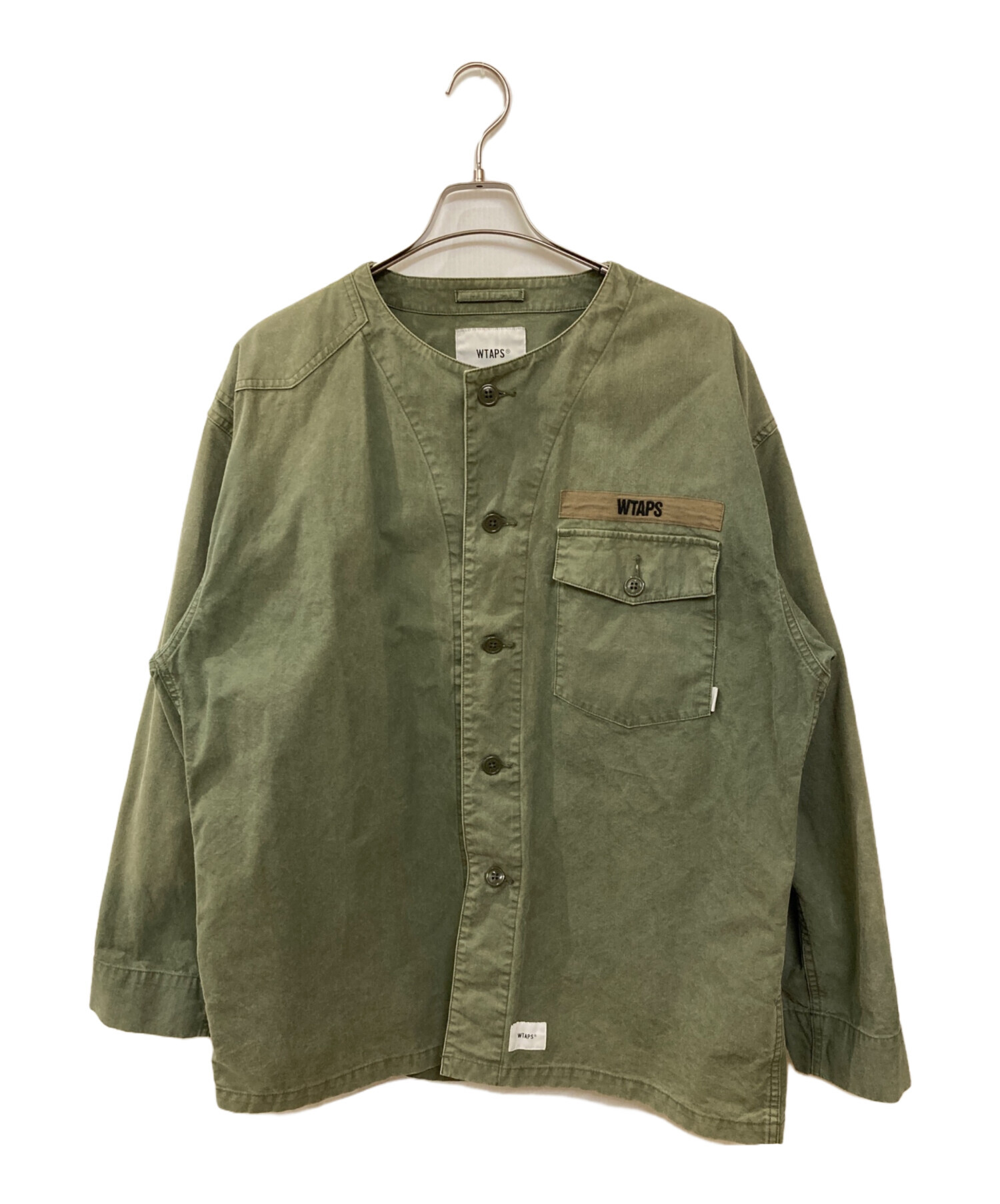 WTAPS SCOUT LS SHIRT OLIVE DRAB サイズ02 中古・古着通販】WTAPS (ダブルタップス) SCOUT LS SHIRT カーキ