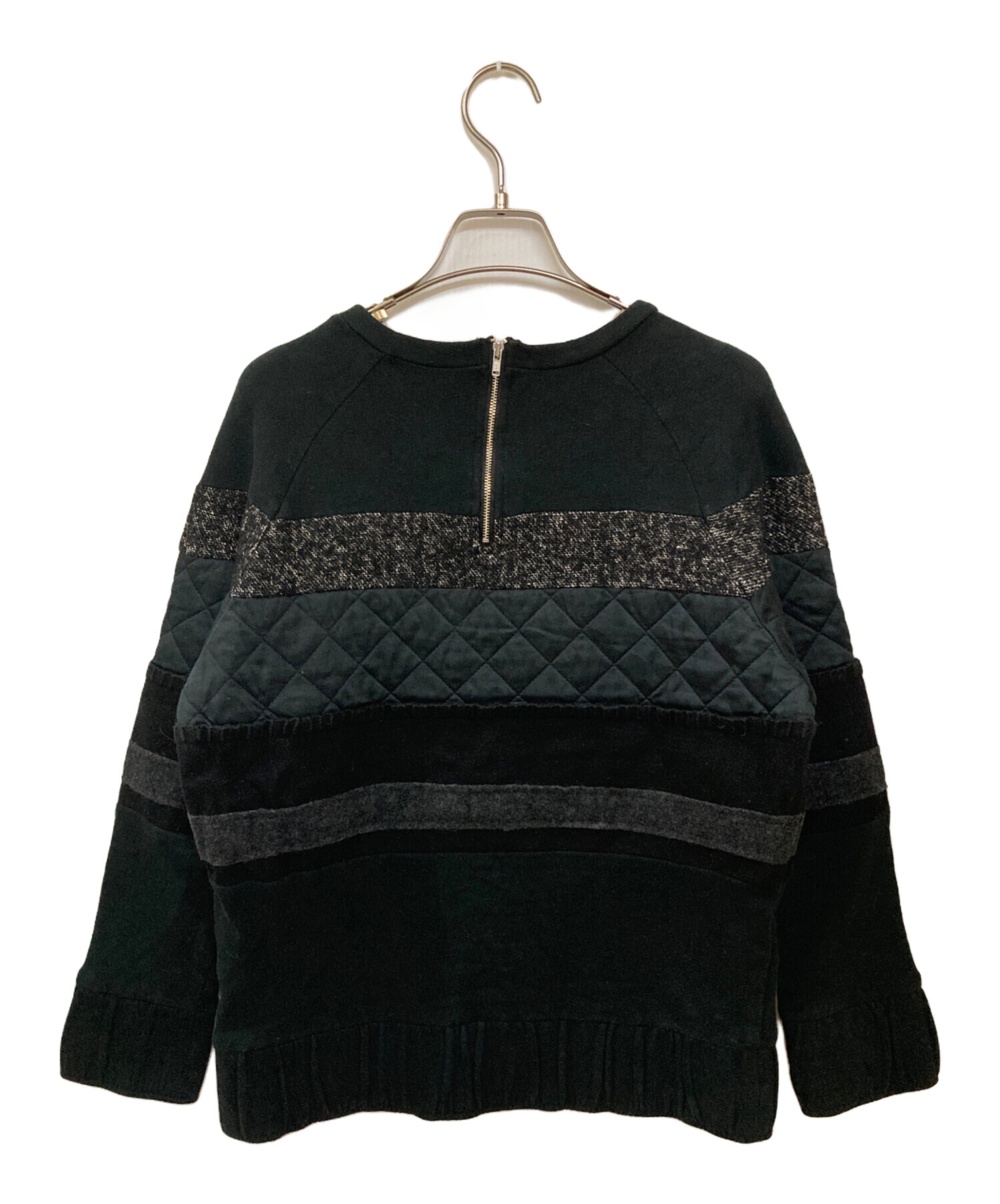 中古・古着通販】chalayan (チャラヤン) 異素材切替デザインスウェット 