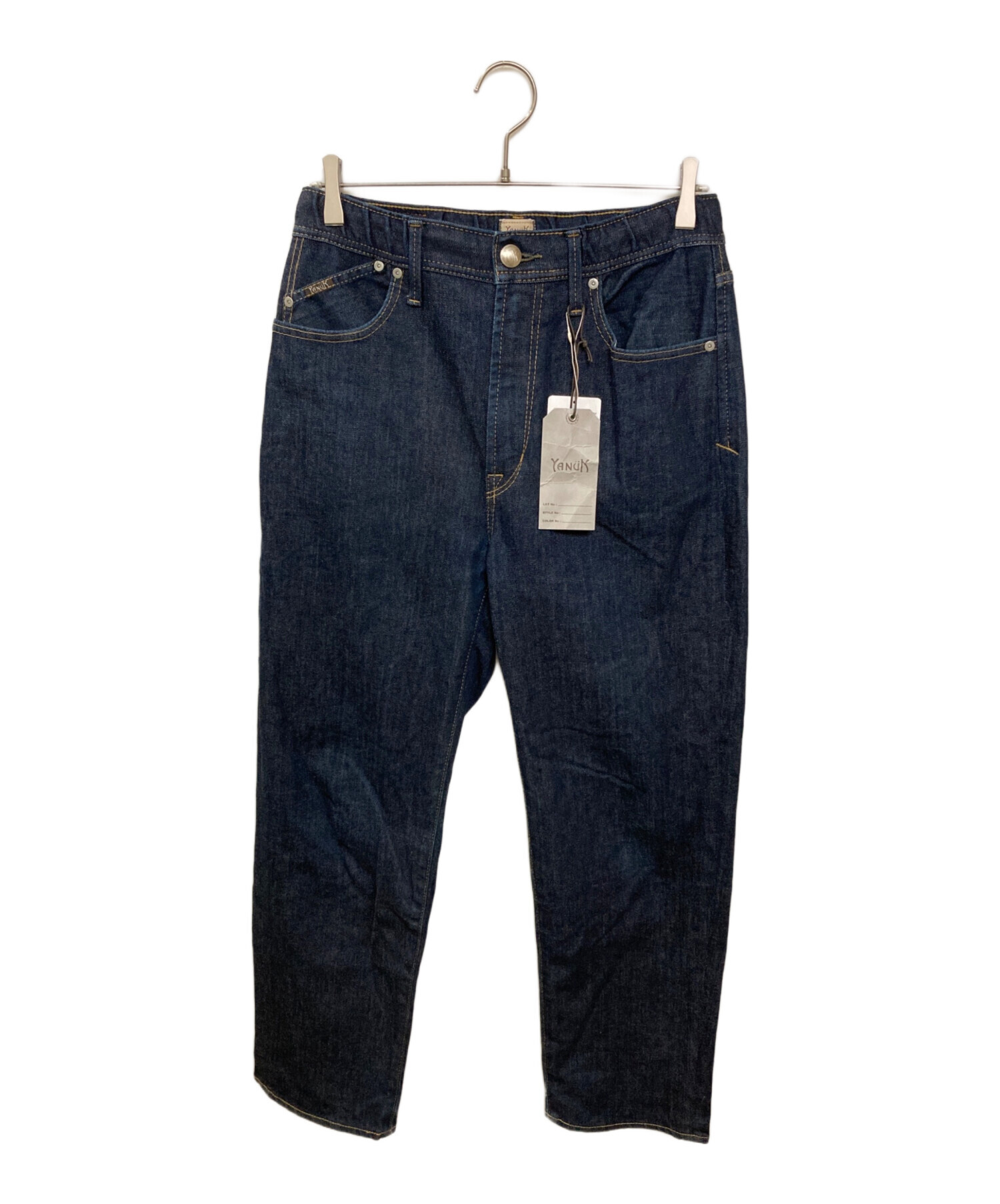 中古・古着通販】YANUK (ヤヌーク) ワイドストレートデニムパンツ