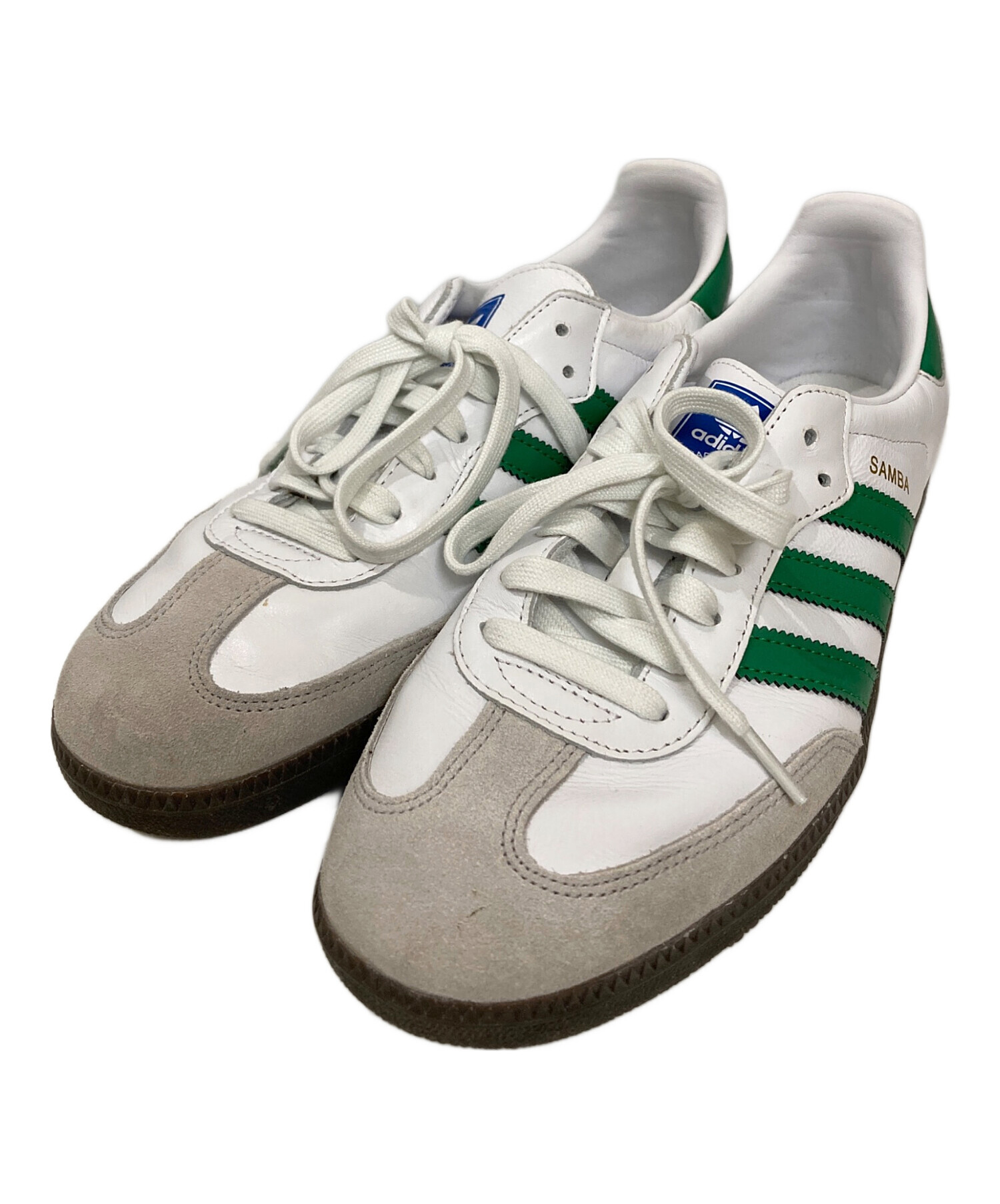 中古・古着通販】adidas (アディダス) SAMBA OG ホワイト×グリーン 