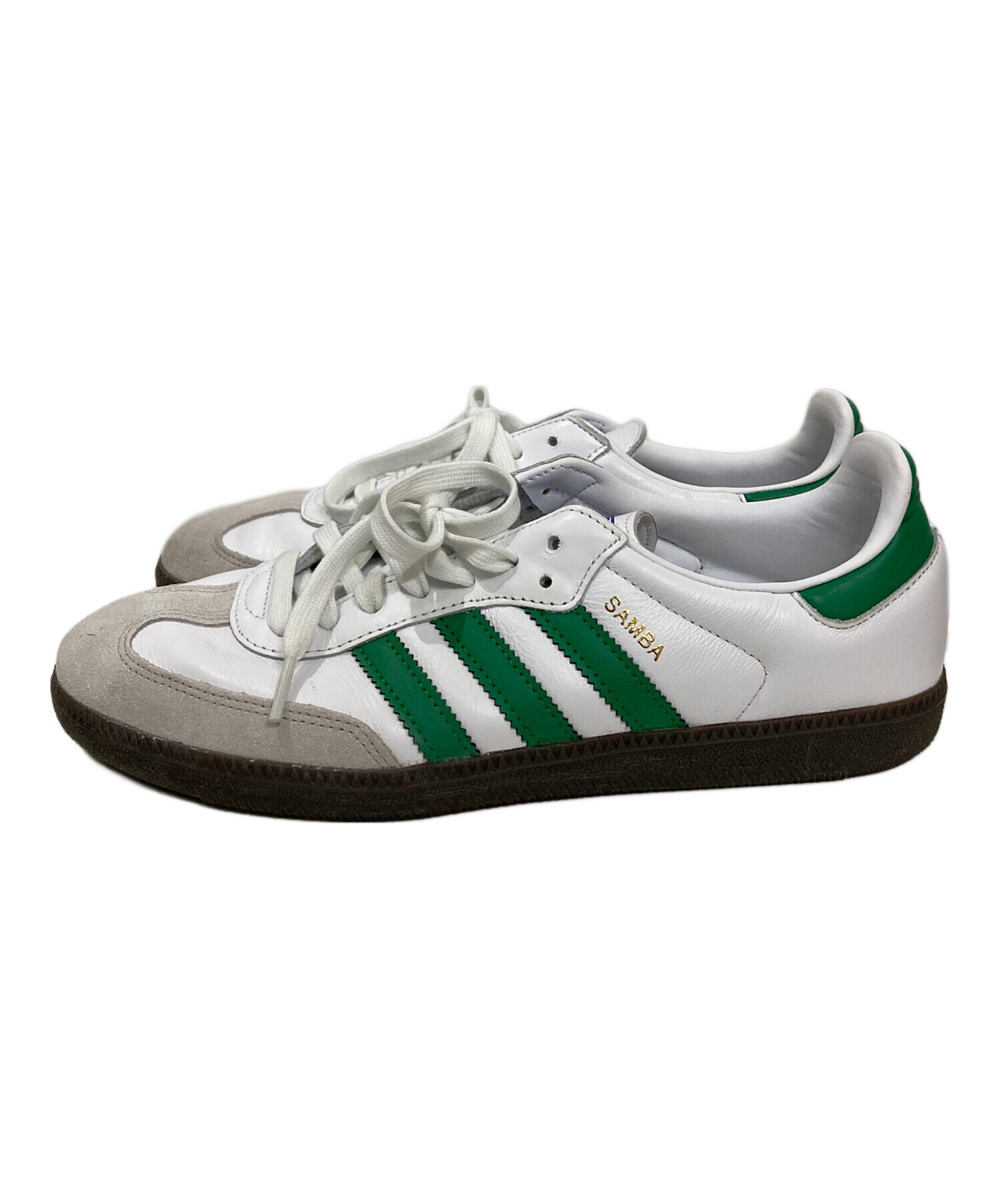 中古・古着通販】adidas (アディダス) SAMBA OG ホワイト×グリーン 