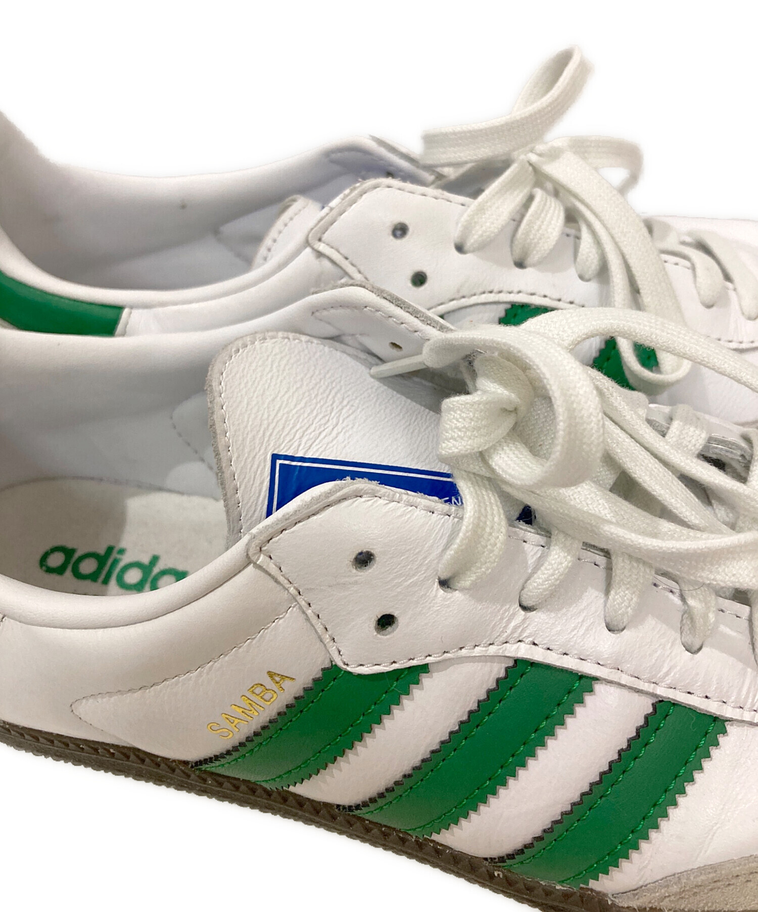中古・古着通販】adidas (アディダス) SAMBA OG ホワイト×グリーン 