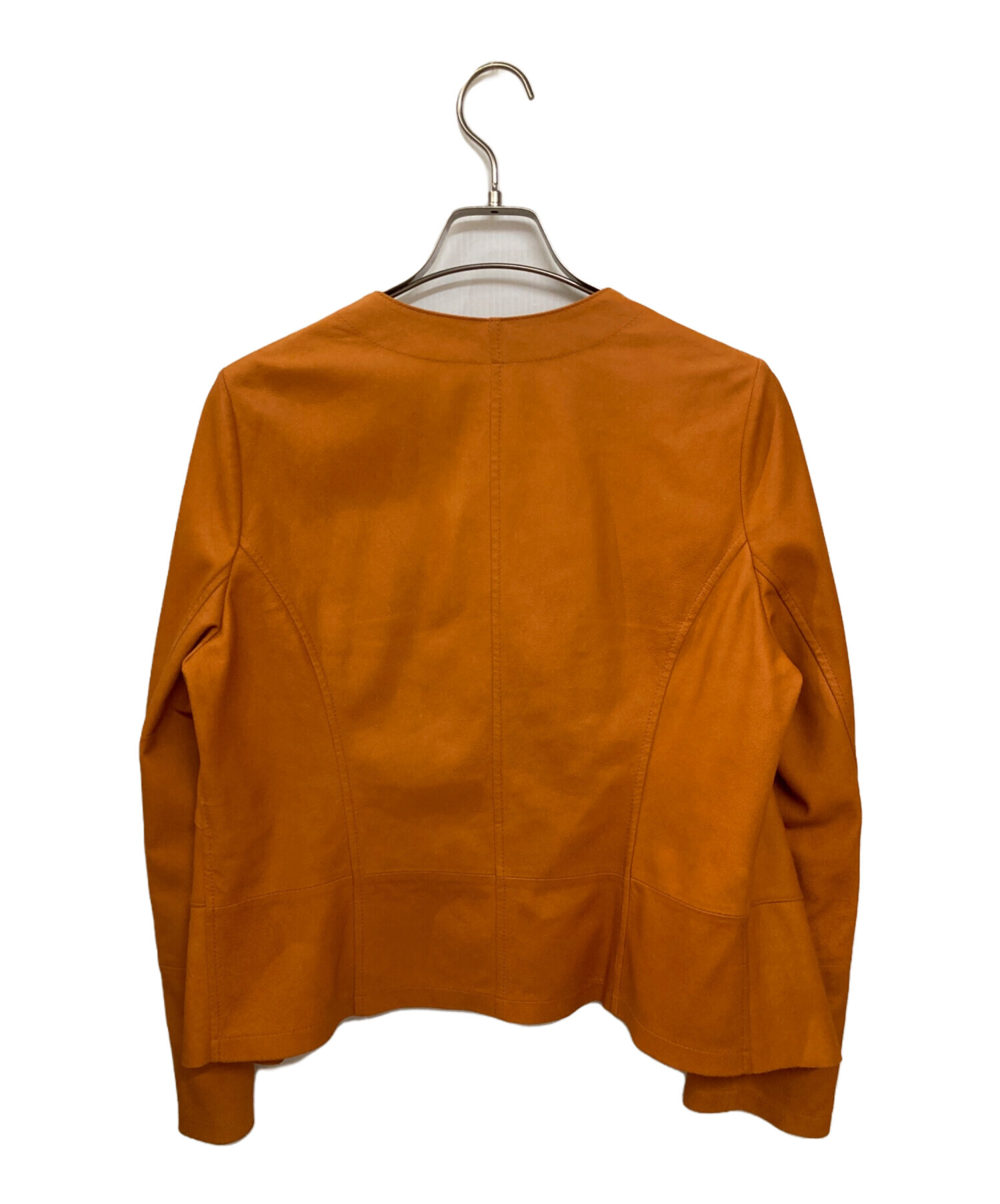 中古・古着通販】BALMAIN (バルマン) ゴートレザーノーカラー 