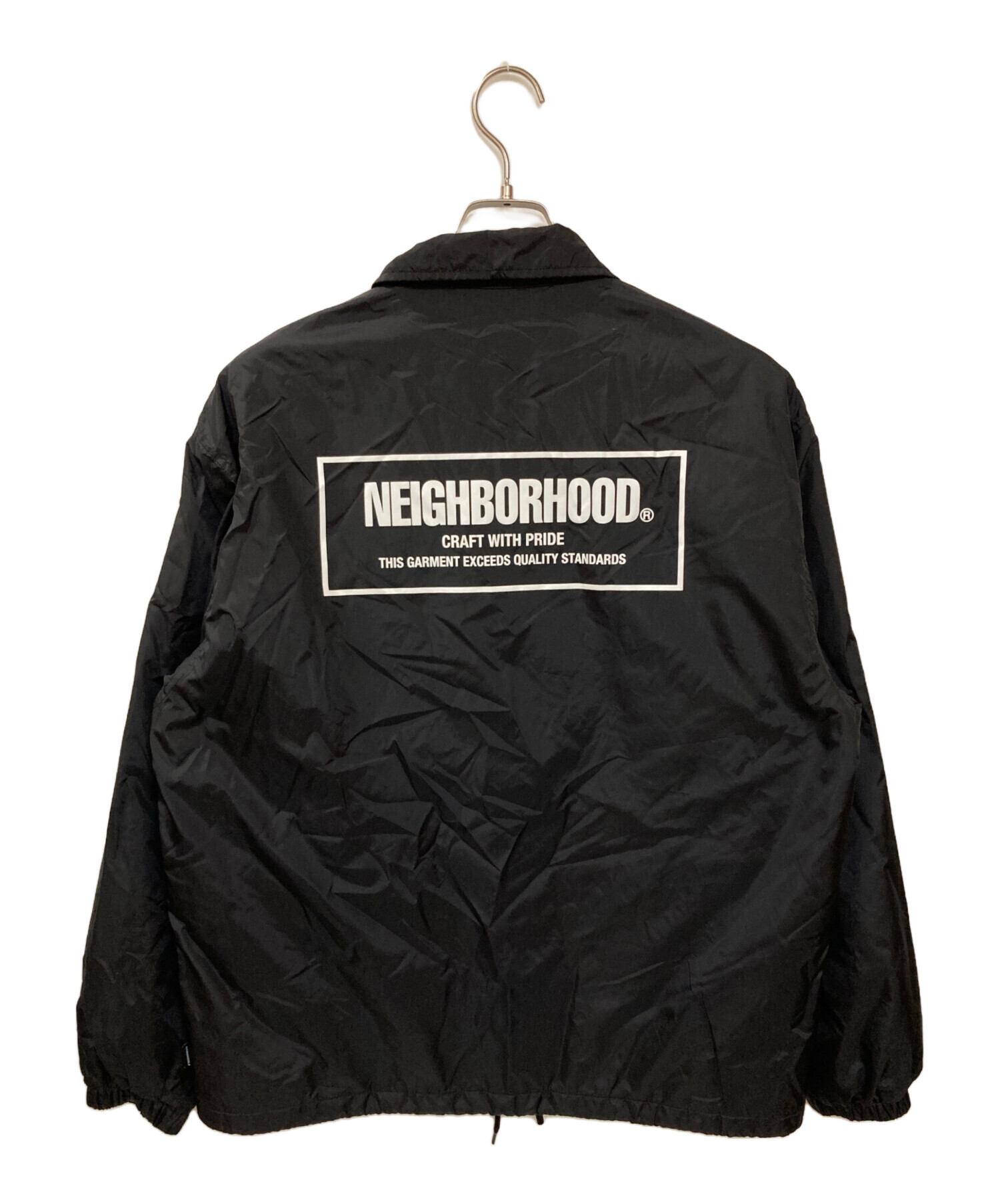 最終値引★ネイバーフッド WINDBREAKER JACKET-2 ブラック 中古・古着通販】NEIGHBORHOOD (ネイバーフッド) WINDBREAKER