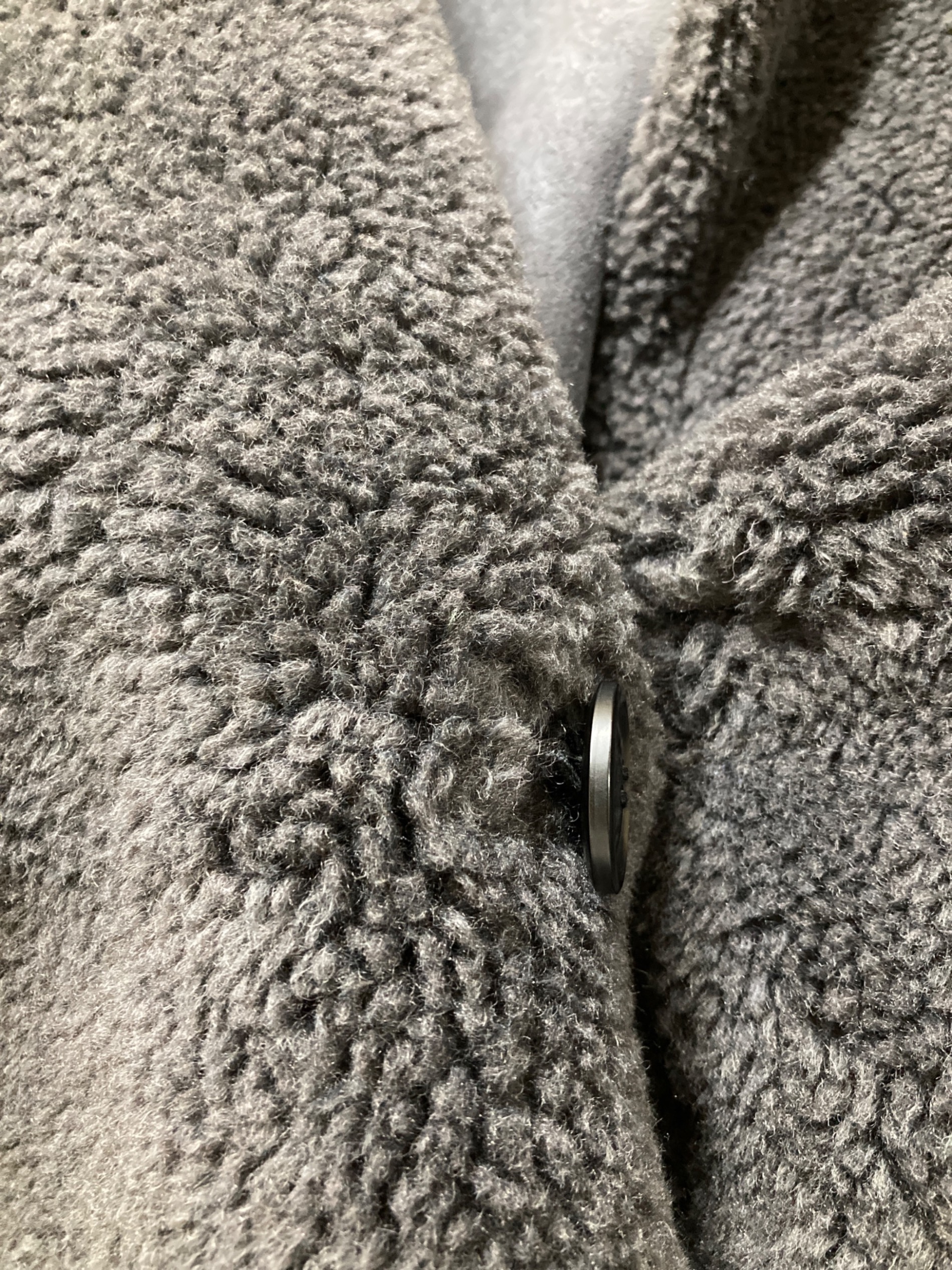 HAUNT ボアコート (Dark Grey) 36サイズ HAUNT ボアコート ダークグレー