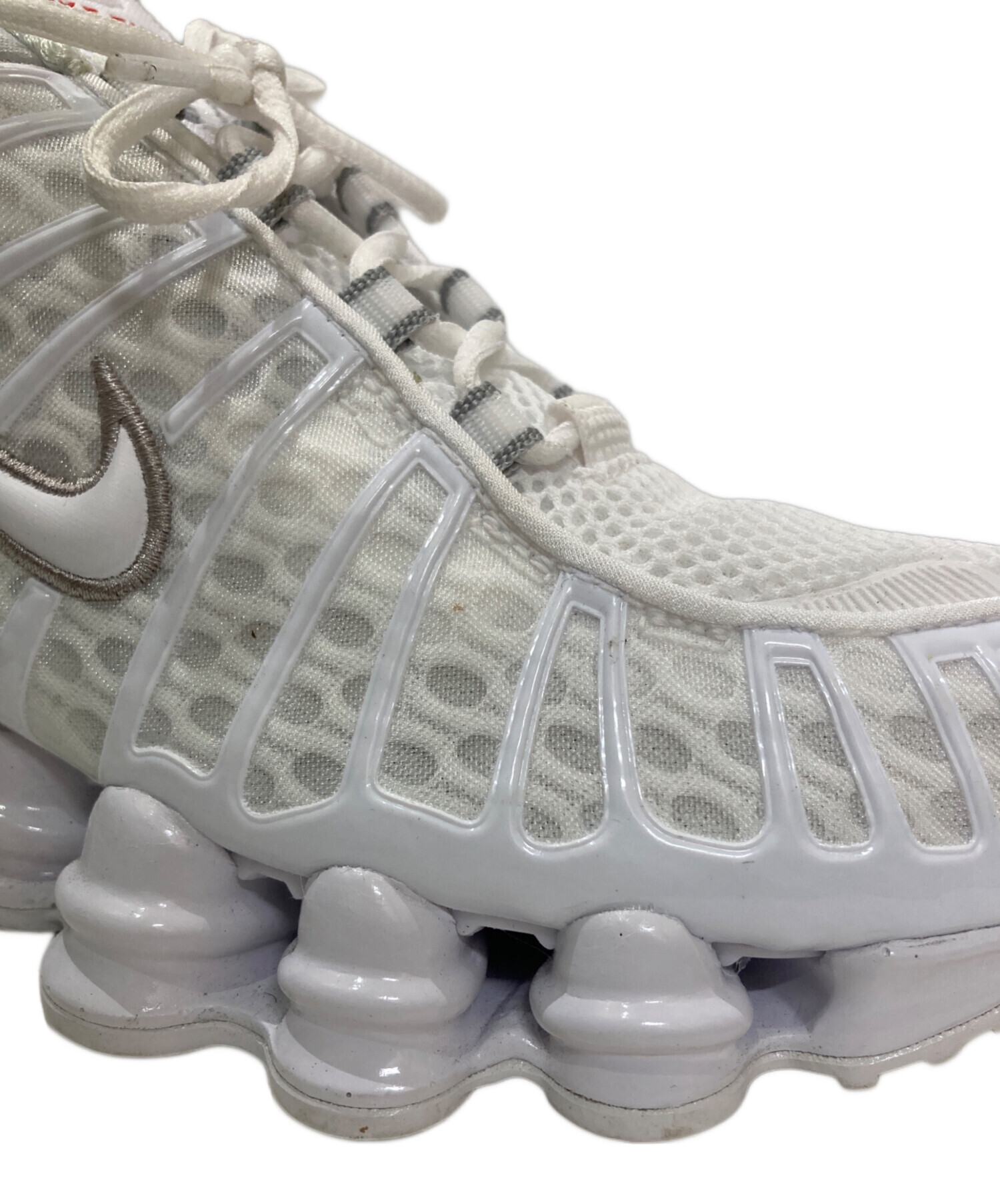 中古・古着通販】NIKE (ナイキ) ショックスTL ホワイト サイズ:26.5cm 