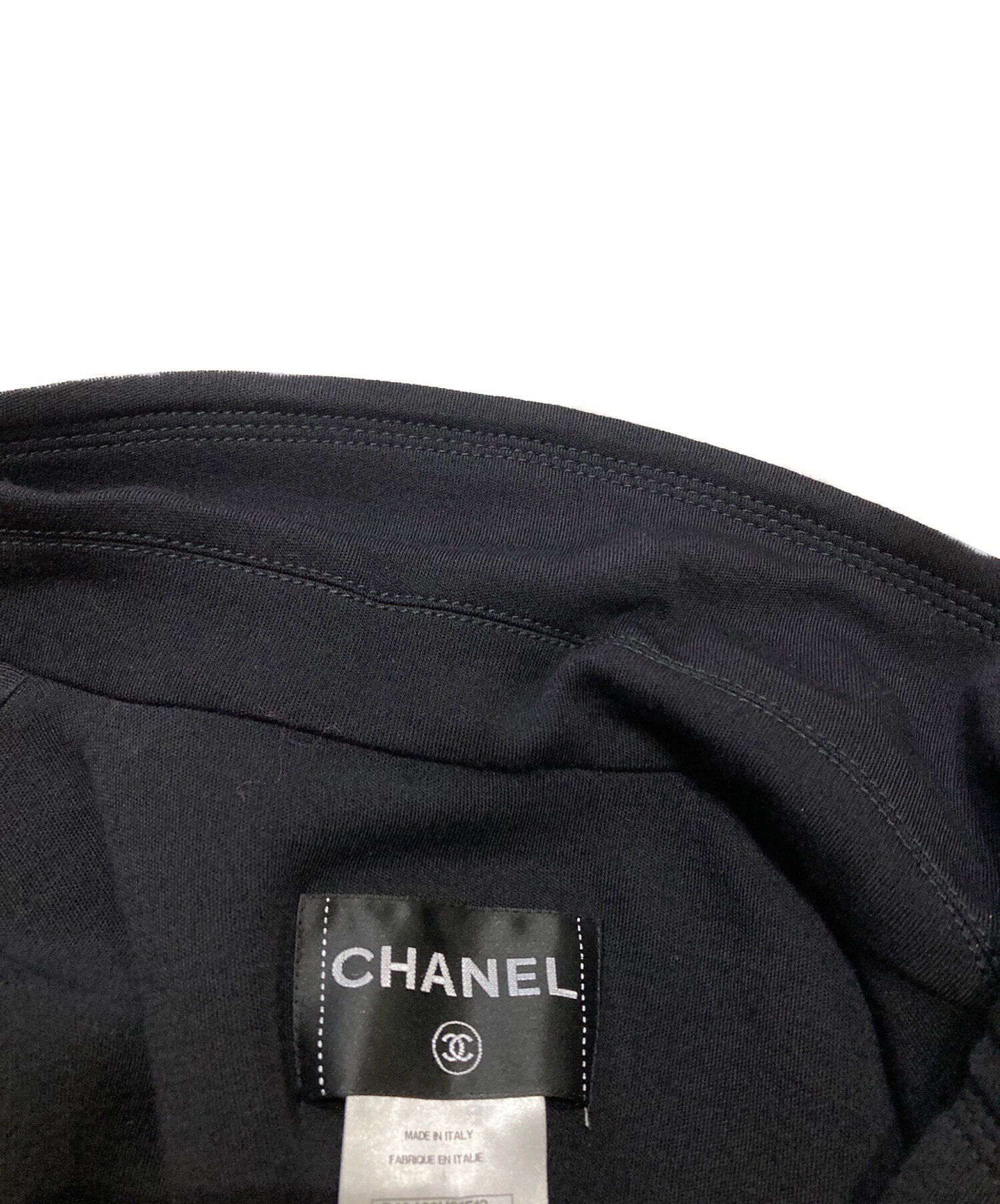 中古・古着通販】CHANEL (シャネル) ココマークボタンウールジャージー