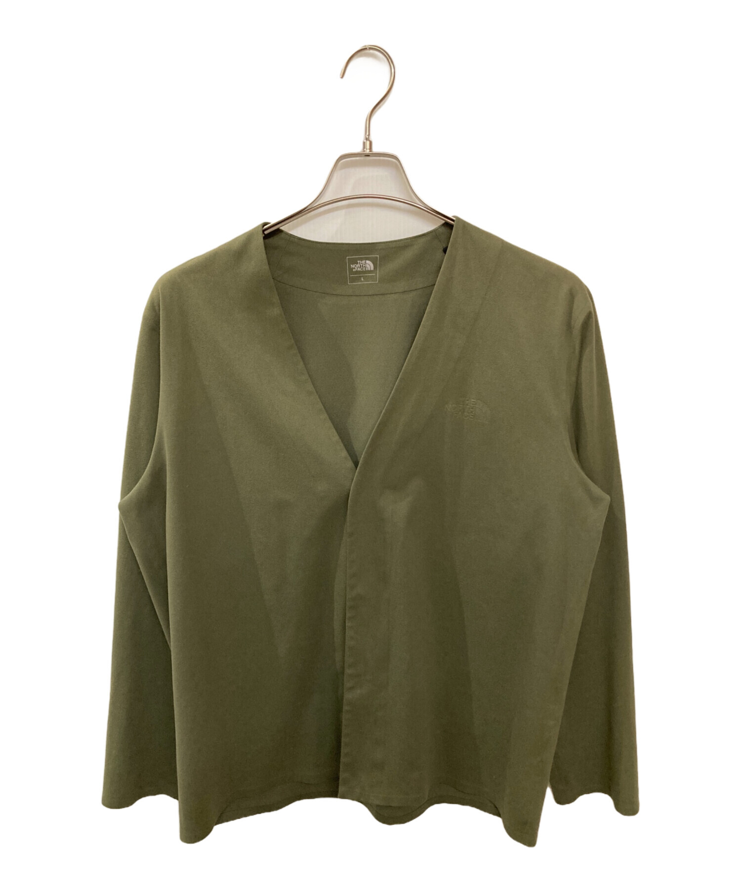 THE NORTH FACE オリーブ カーディガン M 中古・古着通販】THE NORTH FACE (ザ ノース フェイス) テックラウンジ