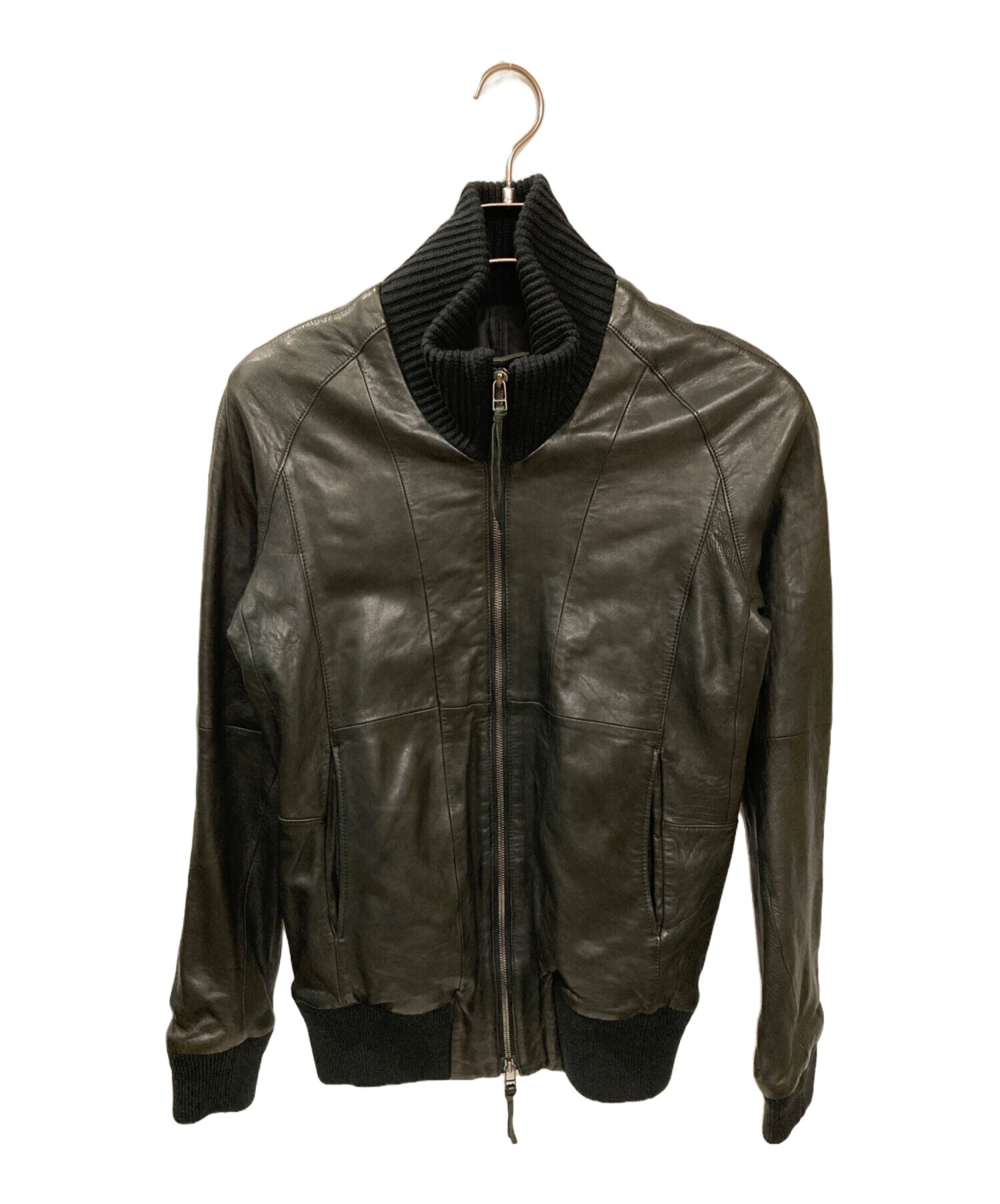 【美品】The viridi-anne レザーパーカー　サイズ2 入荷情報] The Viridi-anneから24−25AWのダウンジャケットやパーカー