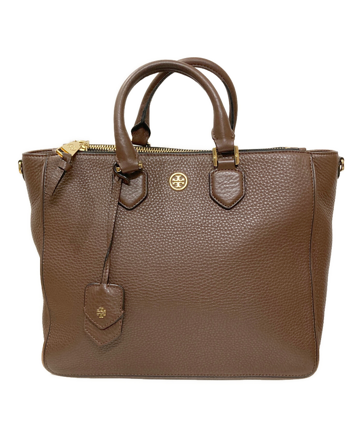 中古・古着通販】TORY BURCH (トリーバーチ) レザー2WAYバッグ 