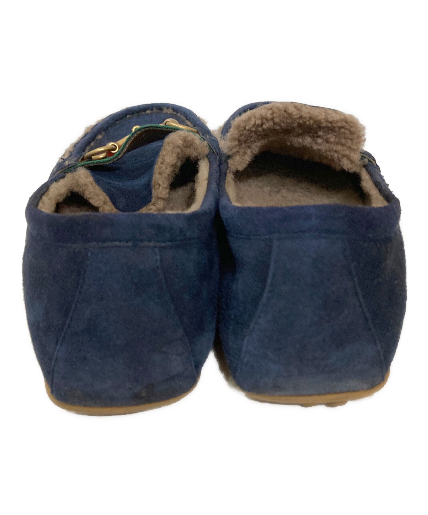 中古・古着通販】GUCCI (グッチ) ホースビットスウェードモカシン