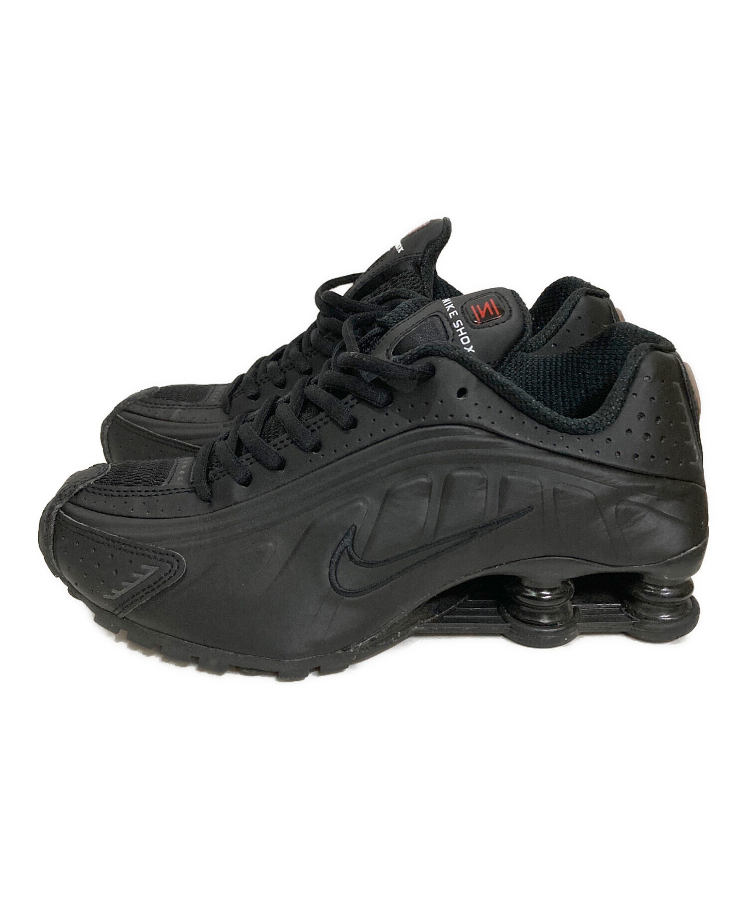 中古・古着通販】NIKE (ナイキ) SHOX R4 ブラック サイズ:24cm 