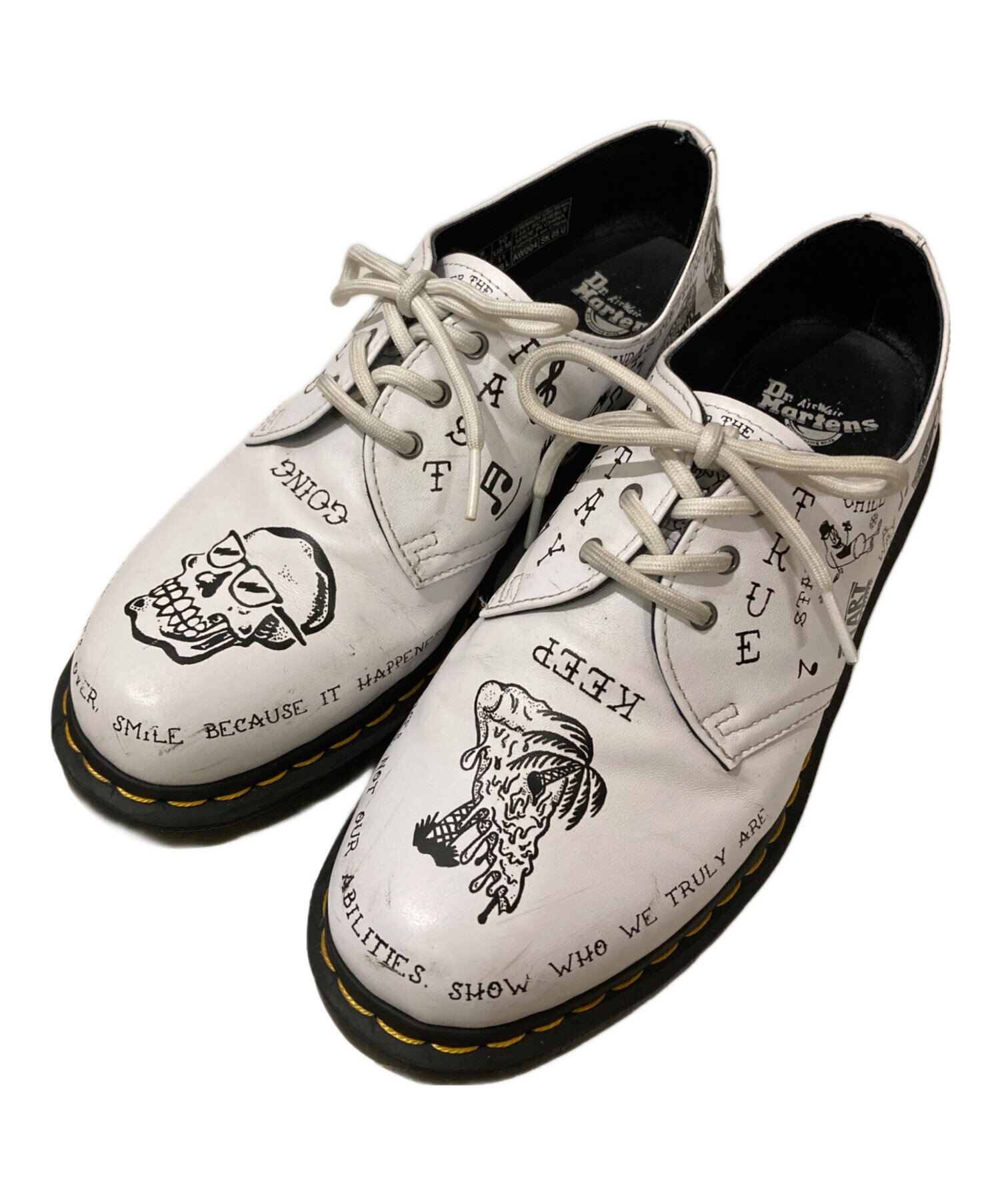 【☆廃盤レア品☆】Dr.Martens 1461 白 ドクターマーチン 革靴 Dr.Martens ドクターマーチン 1461 HEARTS 3ホール マルチ