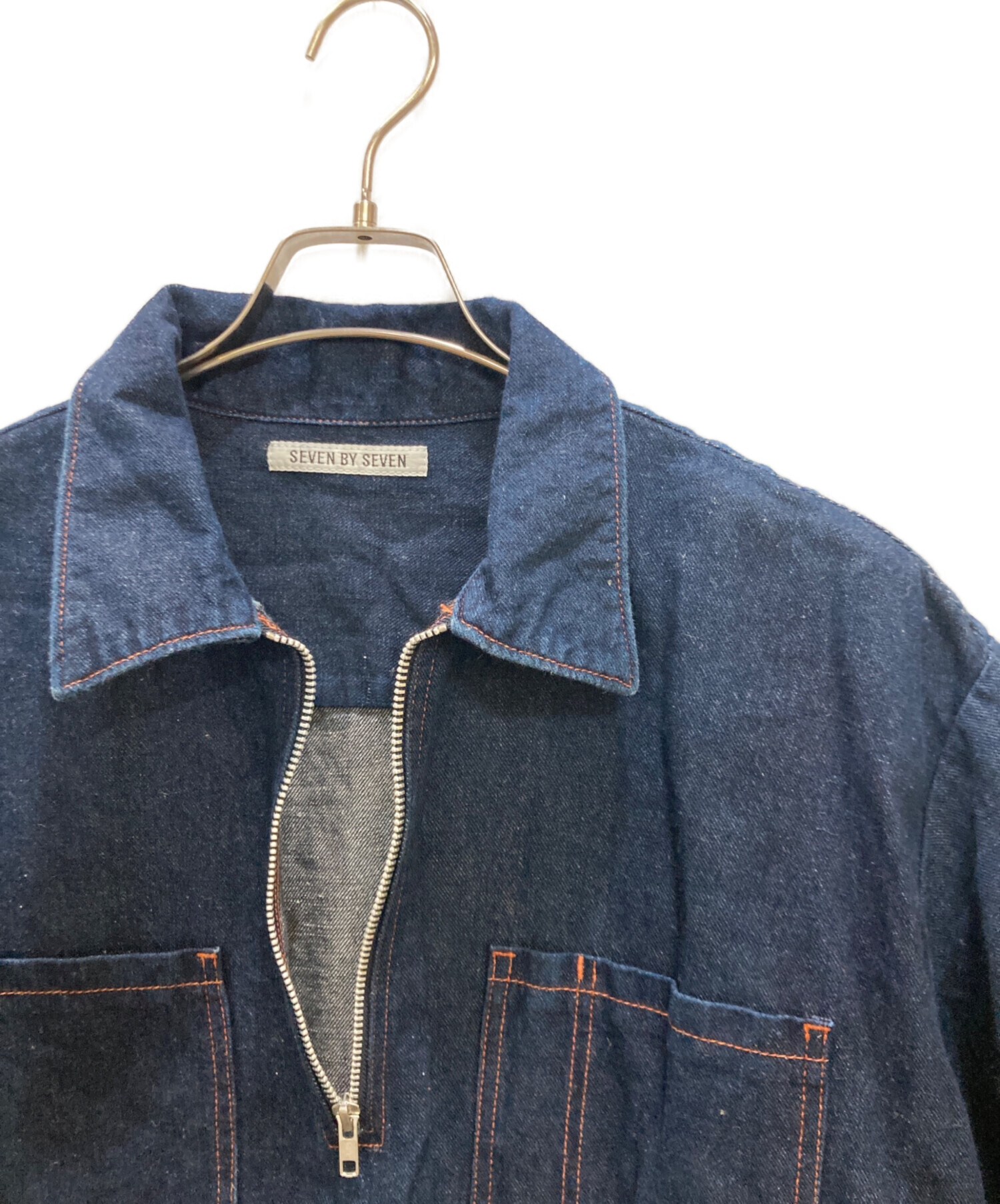 中古・古着通販】SEVEN BY SEVEN (セブンバイセブン) 半袖デニム 