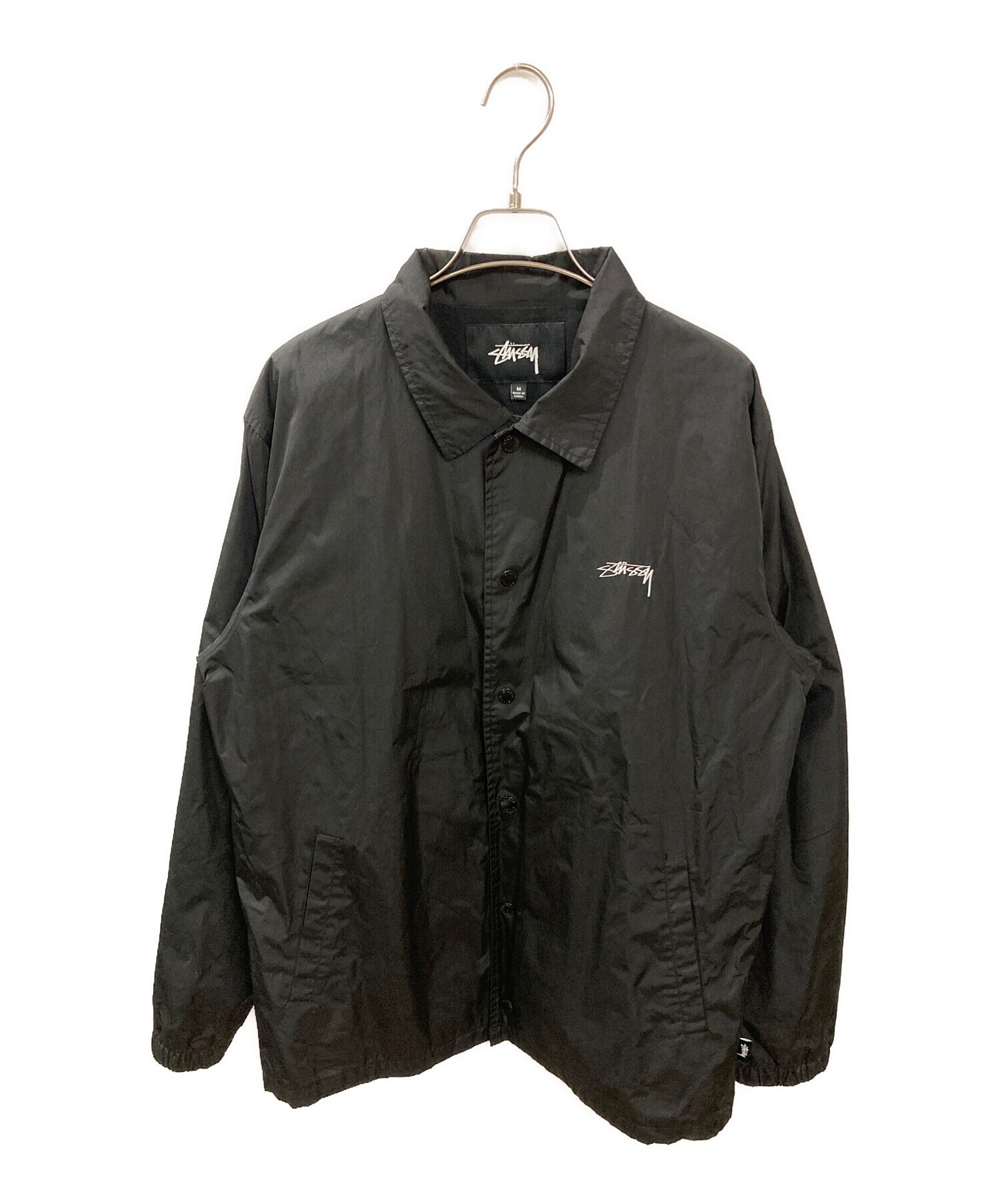 中古・古着通販】stussy (ステューシー) ロゴプリントコーチジャケット