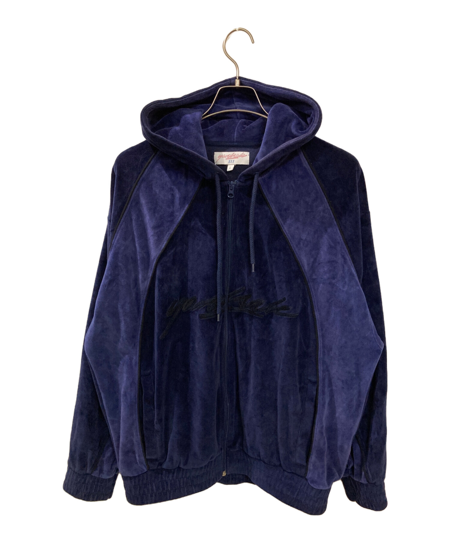 中古・古着通販】YARDSALE (ヤードセール) ベロアジップパーカー