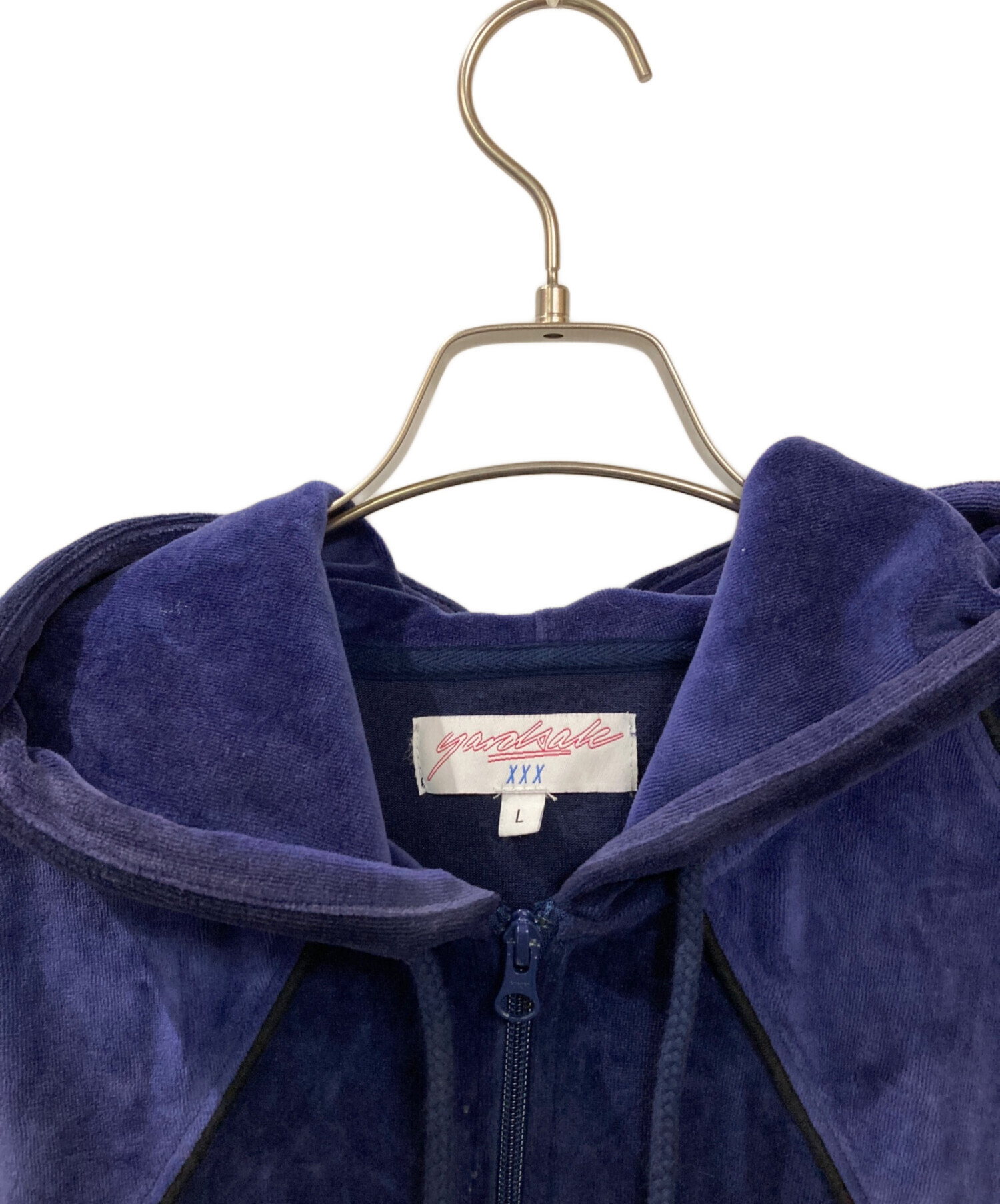 中古・古着通販】YARDSALE (ヤードセール) ベロアジップパーカー