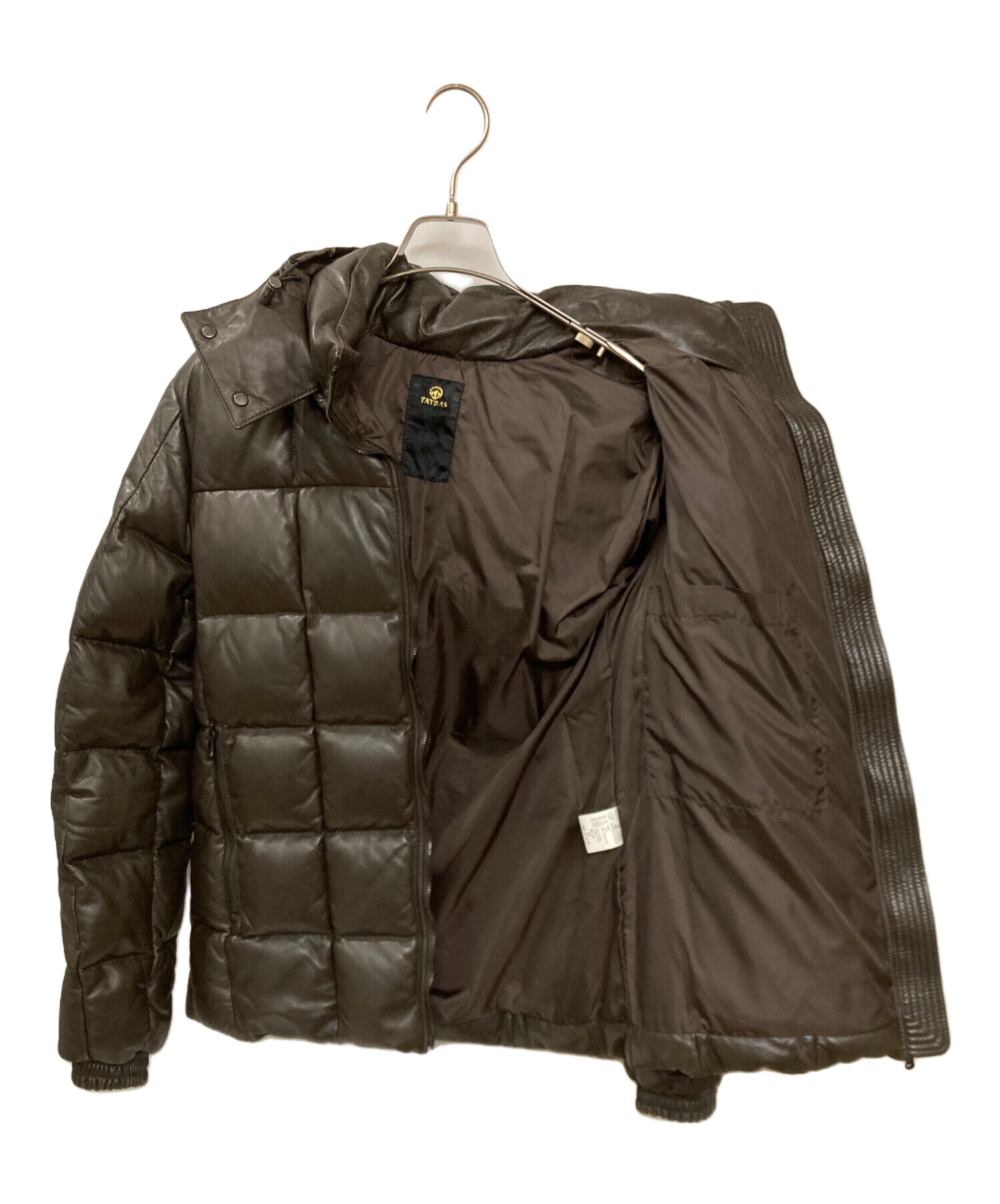中古・古着通販】TATRAS (タトラス) ラムレザーダウンジャケット