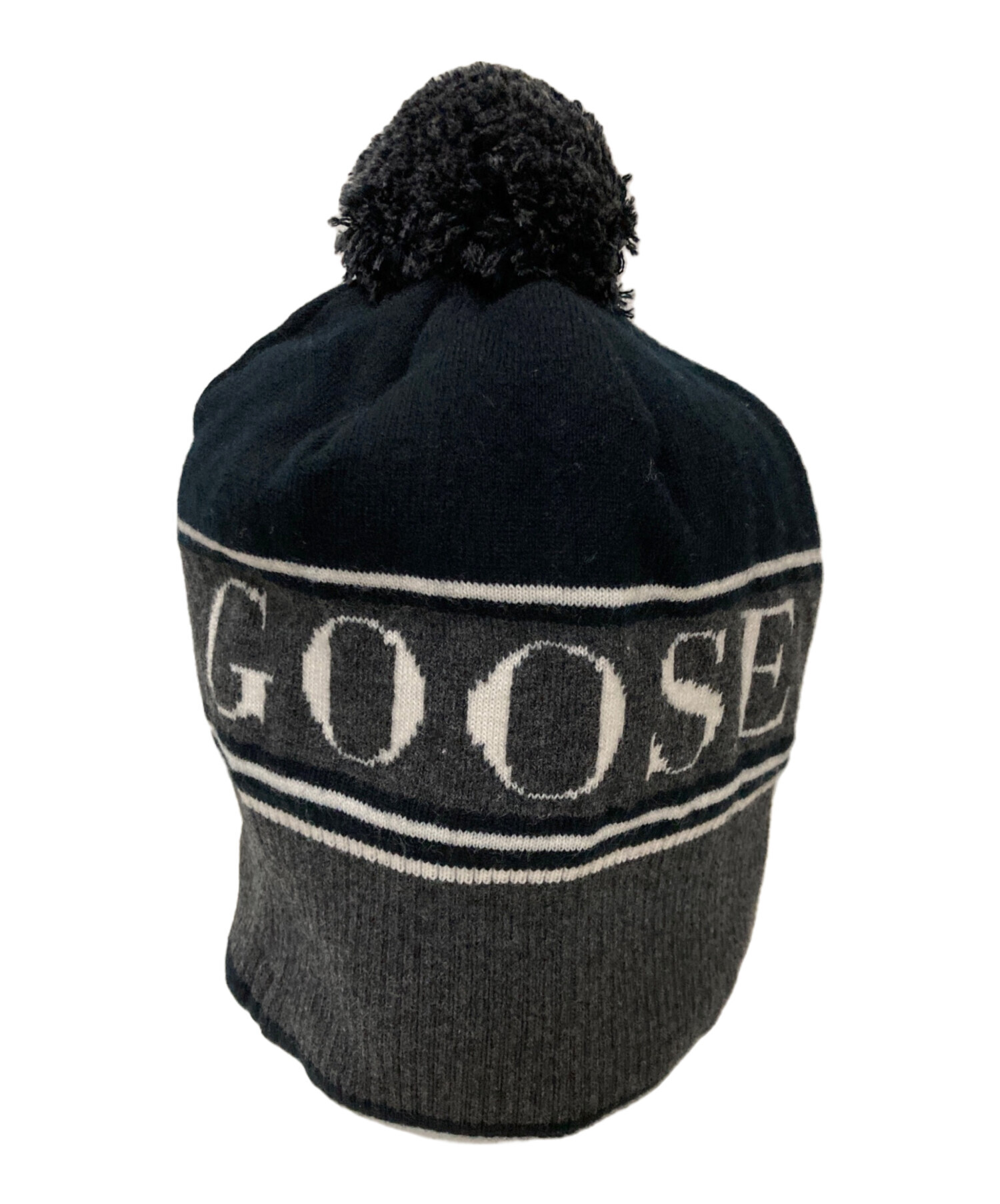 中古・古着通販】CANADA GOOSE (カナダグース) ニット帽 ブラック