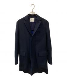 【希少】sacai 11AW ステンカラーニットコート ネイビー 希少】sacai 11AW ステンカラーニットコート ネイビー - メルカリ