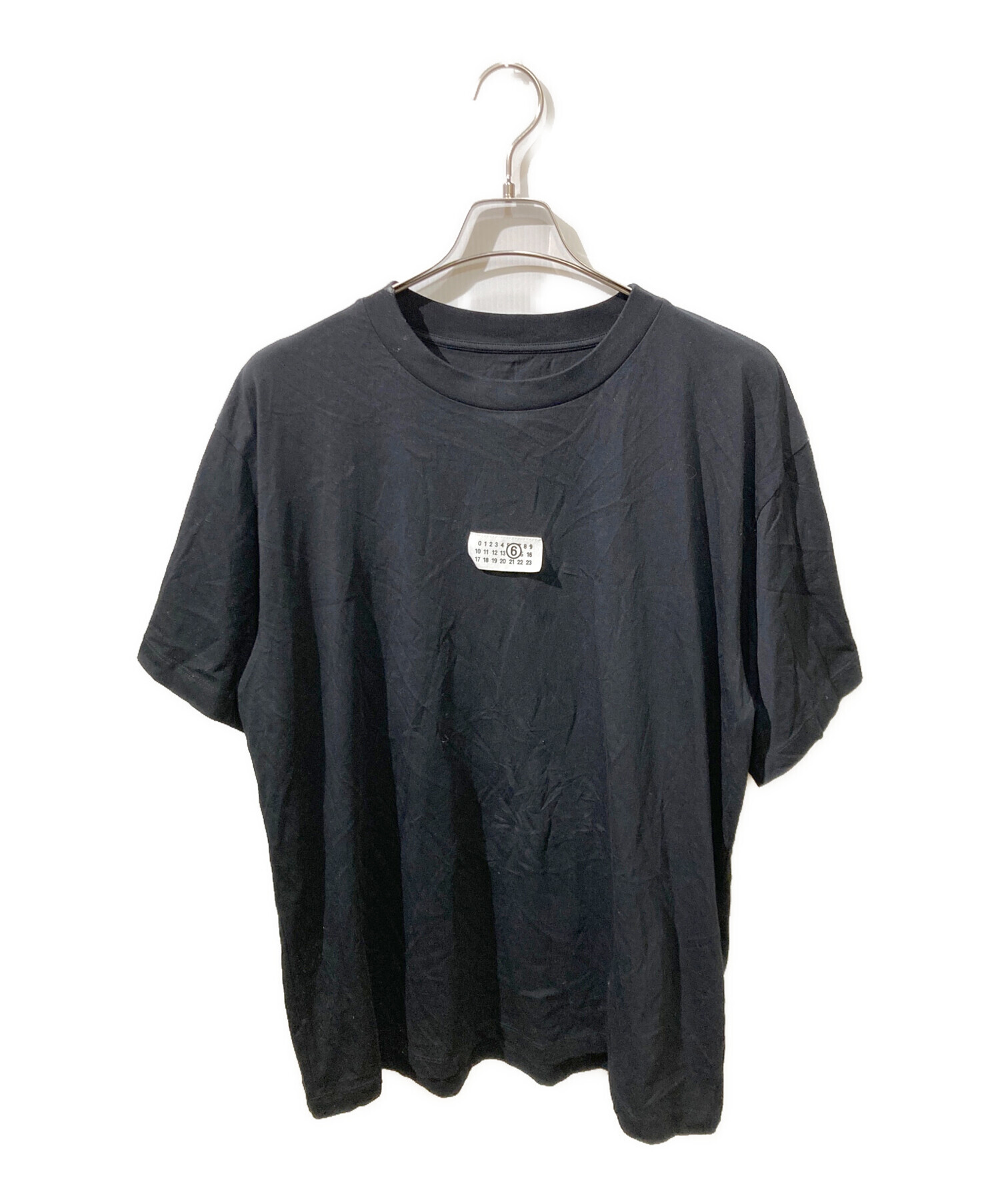 【専用出品】MM6 / カレンダータグTシャツ　黒 MM6 Maison Margiela (エムエムシックス メゾン マルジェラ) ロゴ