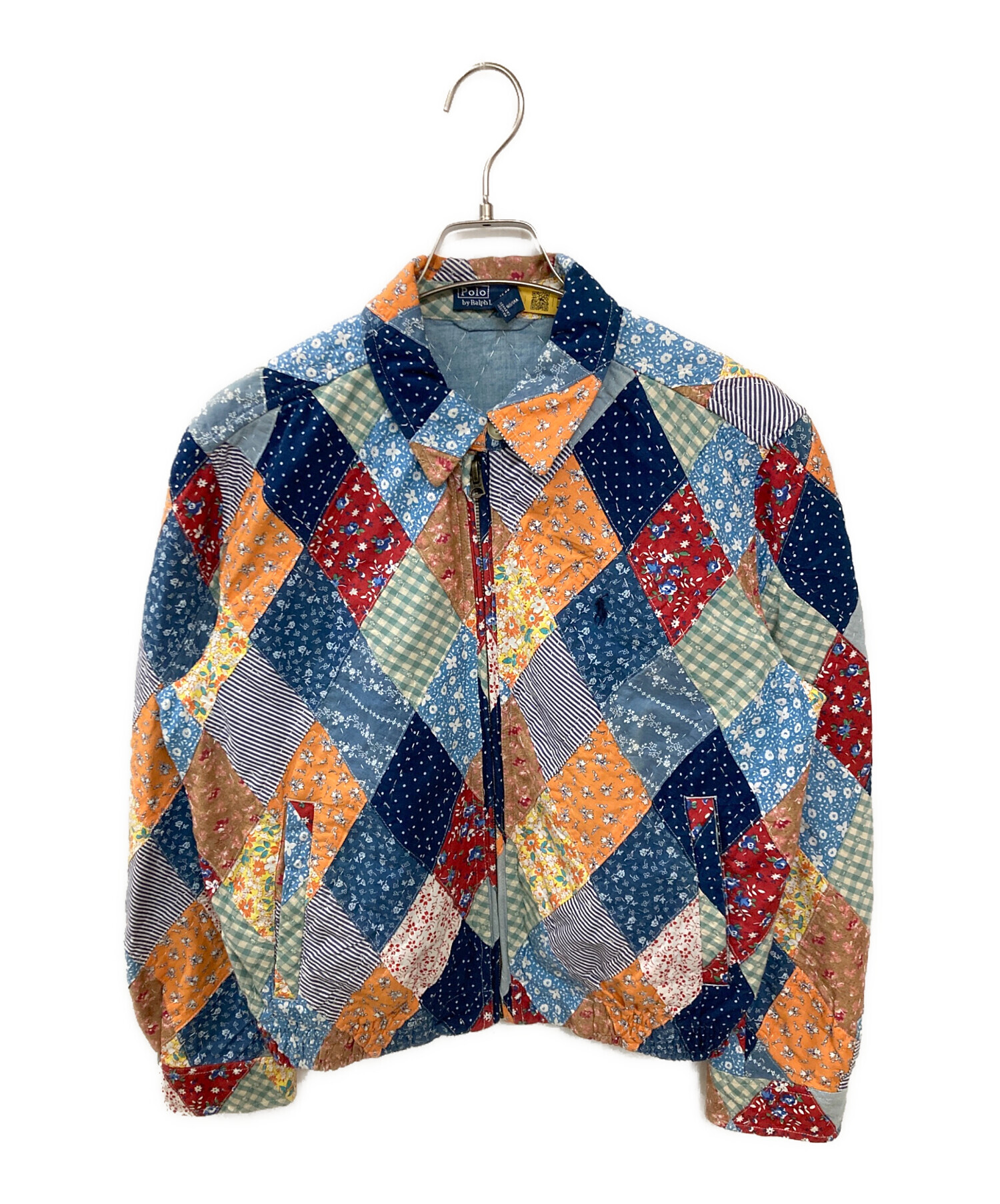 ポロラルフローレン　パッチワークジャケット　スイングトップ 中古・古着通販】POLO RALPH LAUREN (ポロ・ラルフローレン) パッチ