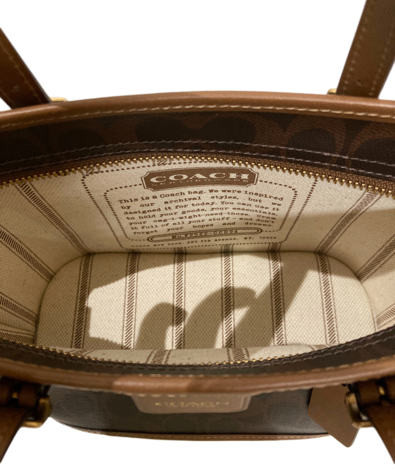 中古・古着通販】COACH (コーチ) タクシー トート バッグ 21