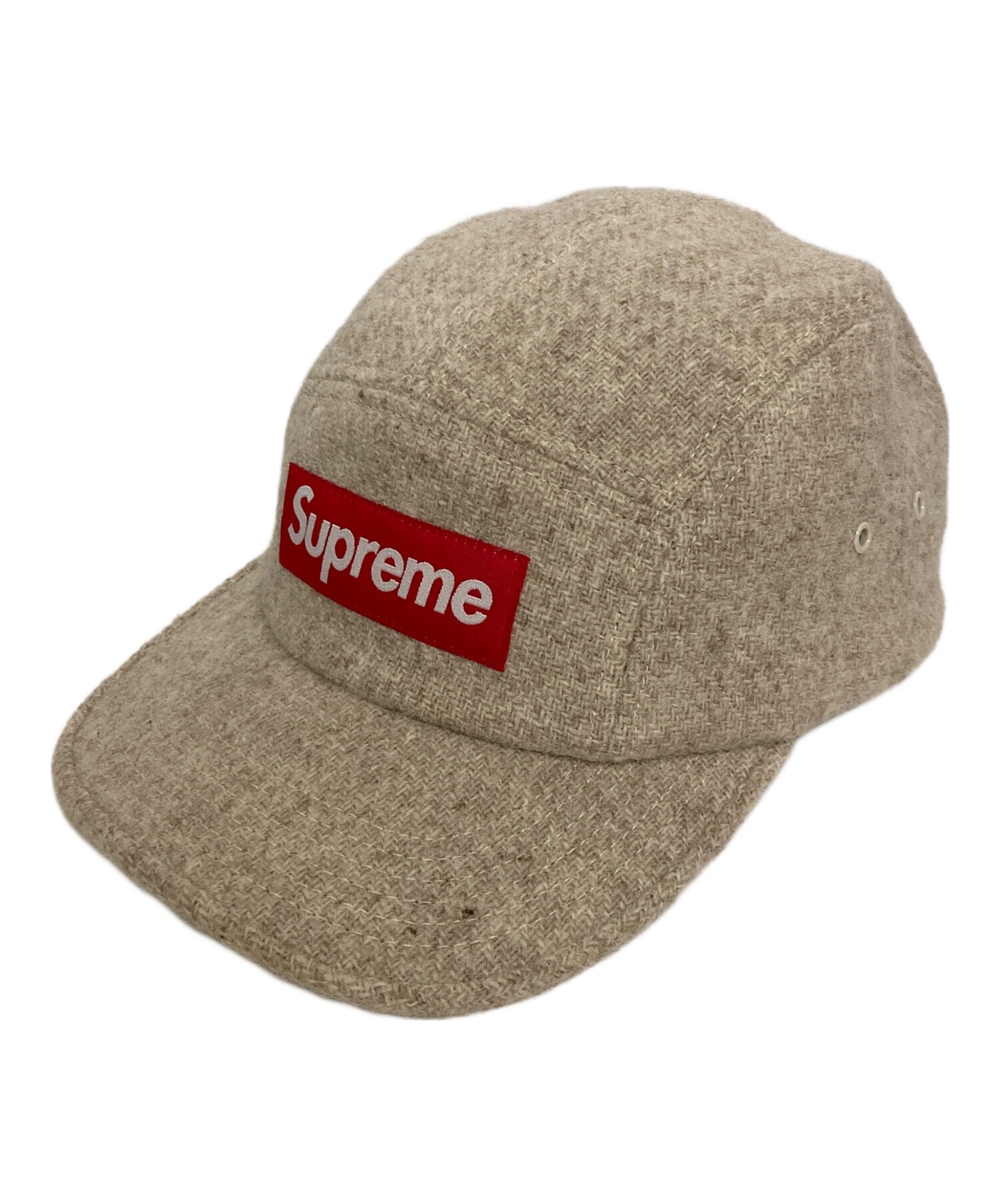 帽子 SUPREME x Harris Tweed Cap Supreme - Harris Tweed Camp Cap Black – HOMEGAME TOKYO