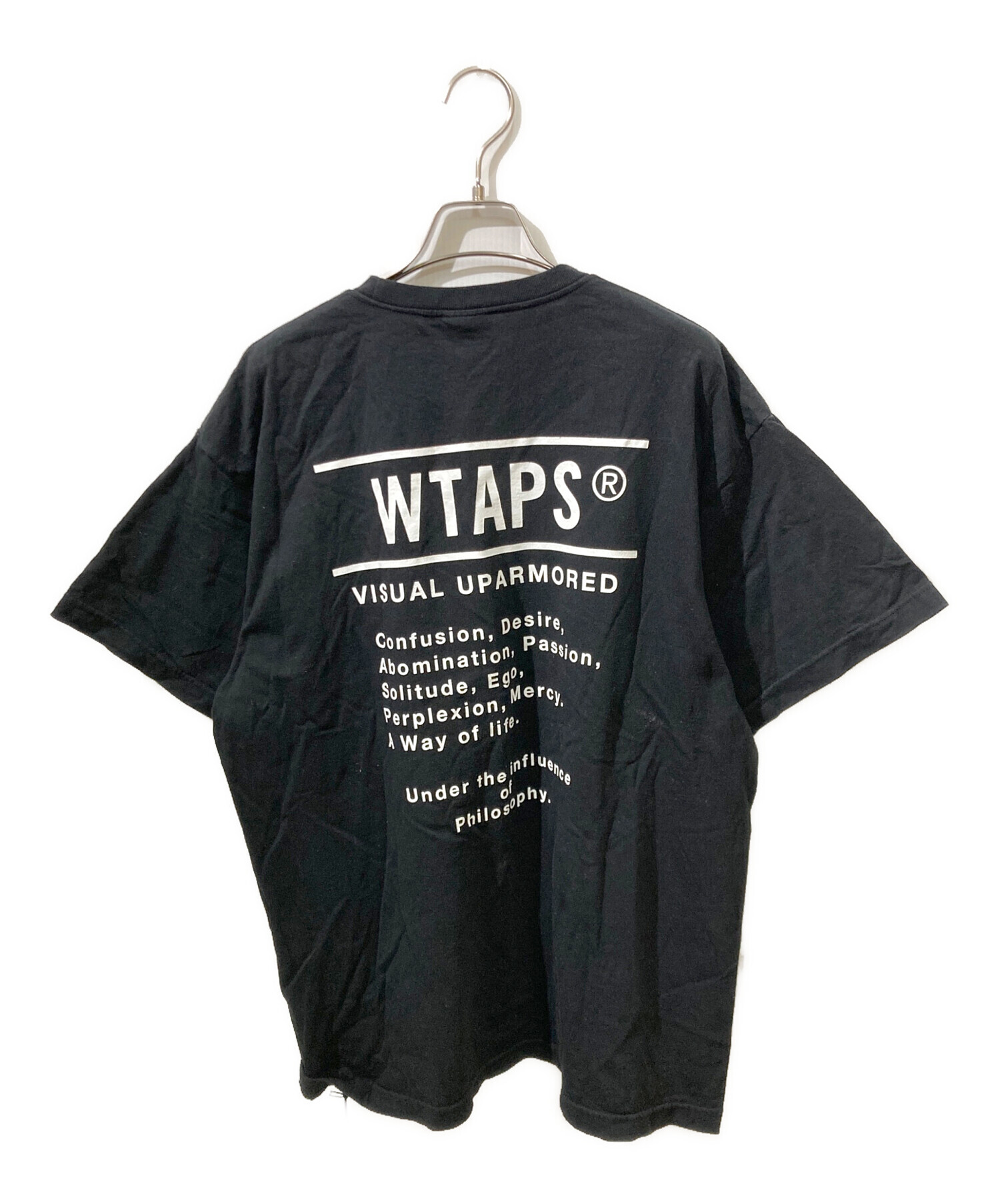 中古・古着通販】WTAPS (ダブルタップス) Tシャツ ブラック サイズ:02 