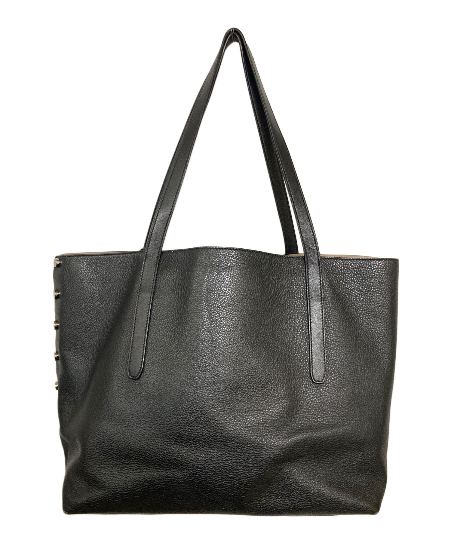 中古・古着通販】JIMMY CHOO (ジミーチュウ) スタッズレザートート 