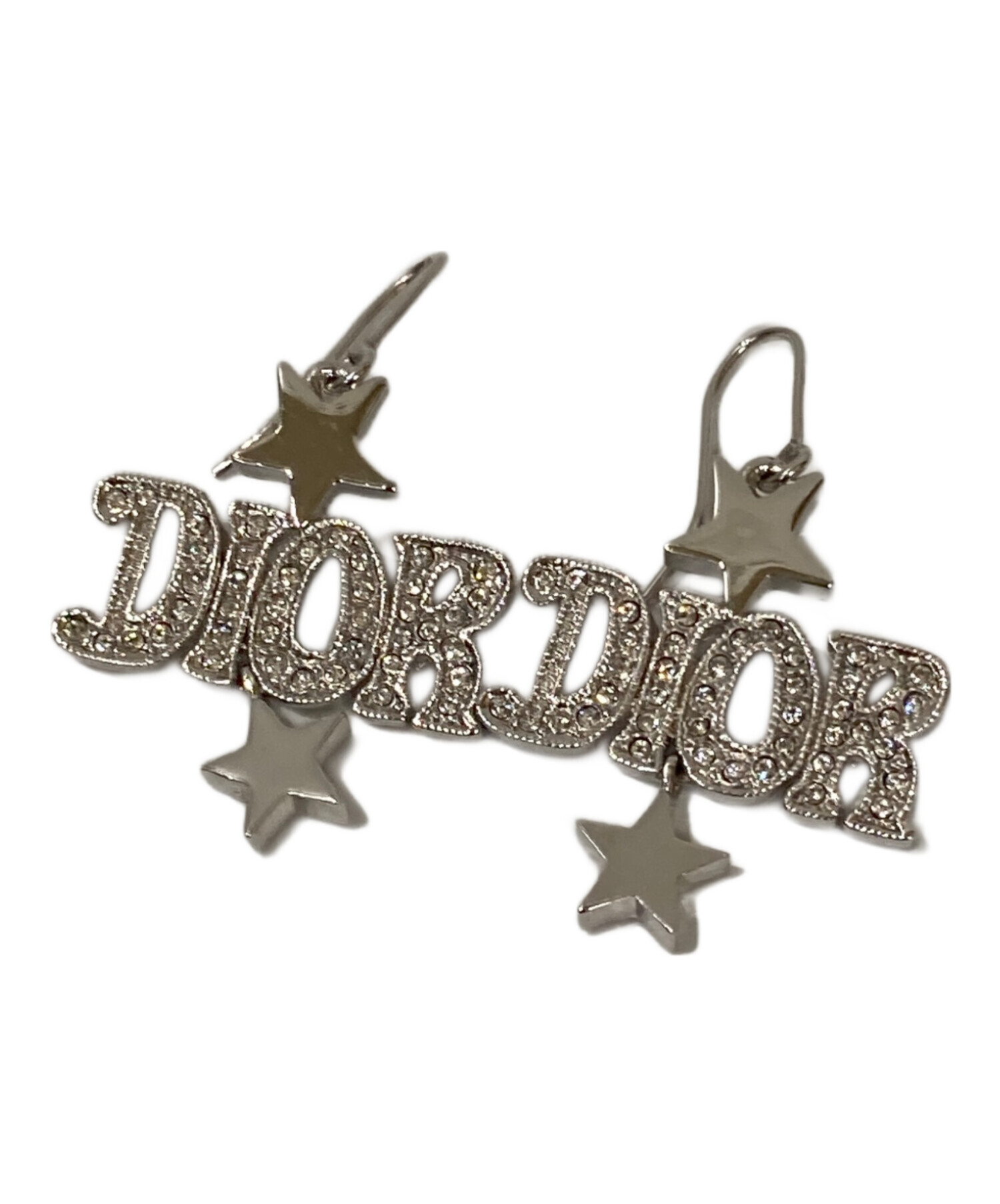 新品未使用⭐︎Dior ピアス スターモチーフ 中古・古着通販】DIOR (ディオール) スターモチーフロゴピアス