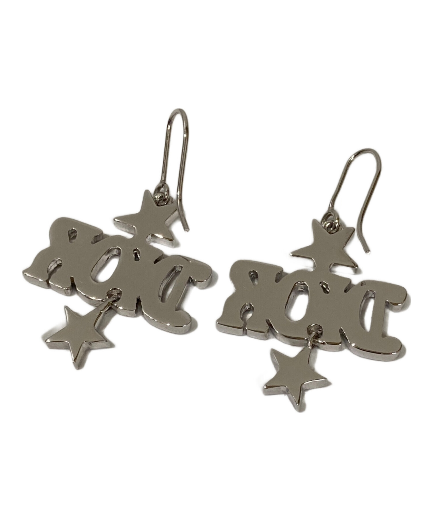 中古・古着通販】DIOR (ディオール) スターモチーフロゴピアス