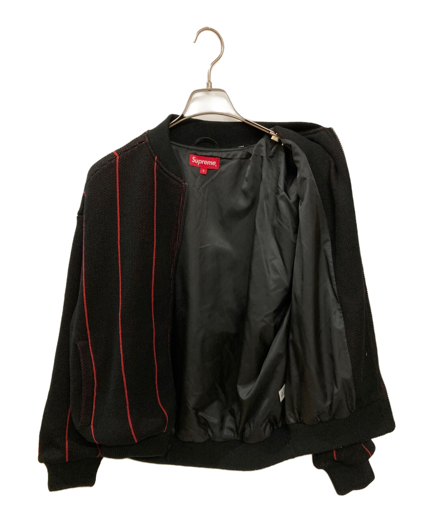 中古・古着通販】Supreme (シュプリーム) pinstripe varsity zip up