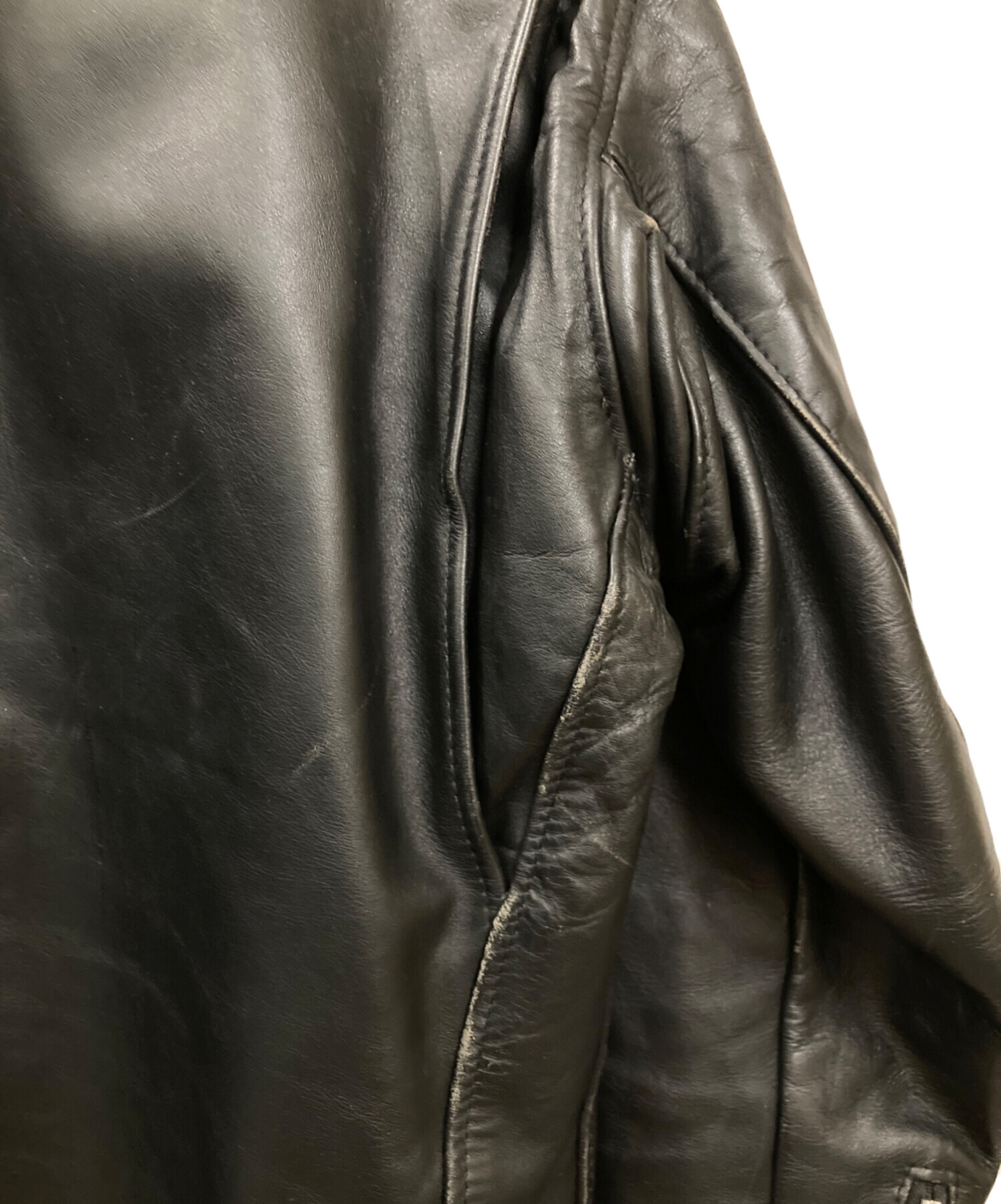 SCHOTT サイズ38 シングル ライダースジャケット 中古・古着通販】Schott (ショット) シングルライダースジャケット