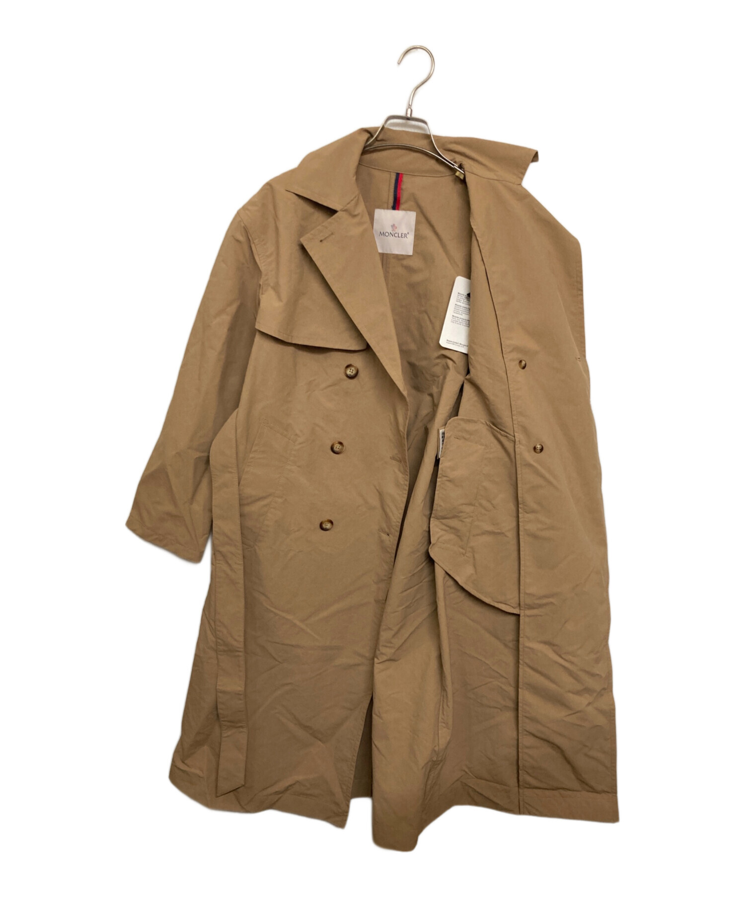 中古・古着通販】MONCLER (モンクレール) トレンチコート ベージュ