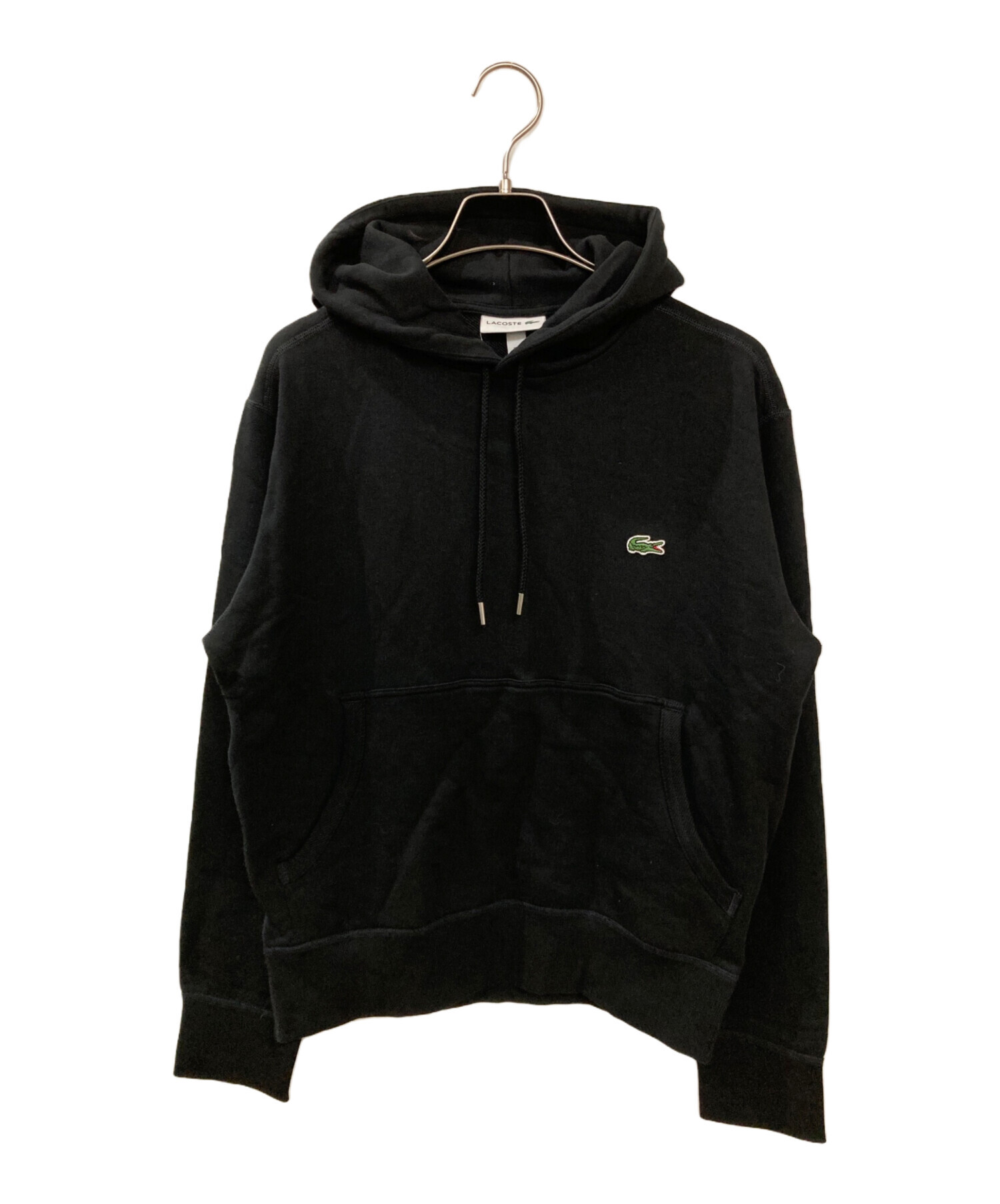 中古・古着通販】LACOSTE (ラコステ) パーカー ブラック サイズ:3
