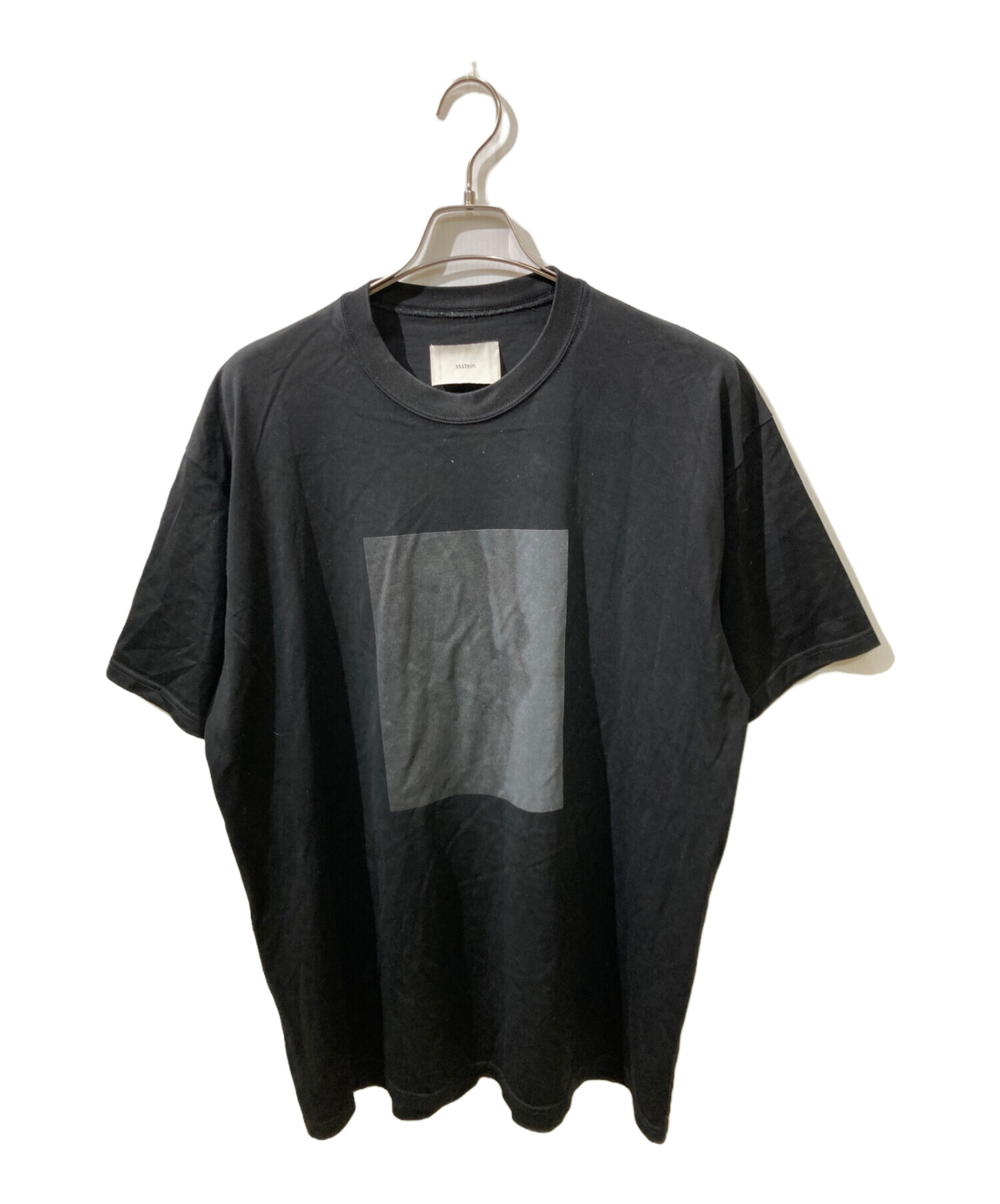 中古・古着通販】ssstein (シュタイン) プリントTシャツ ブラック