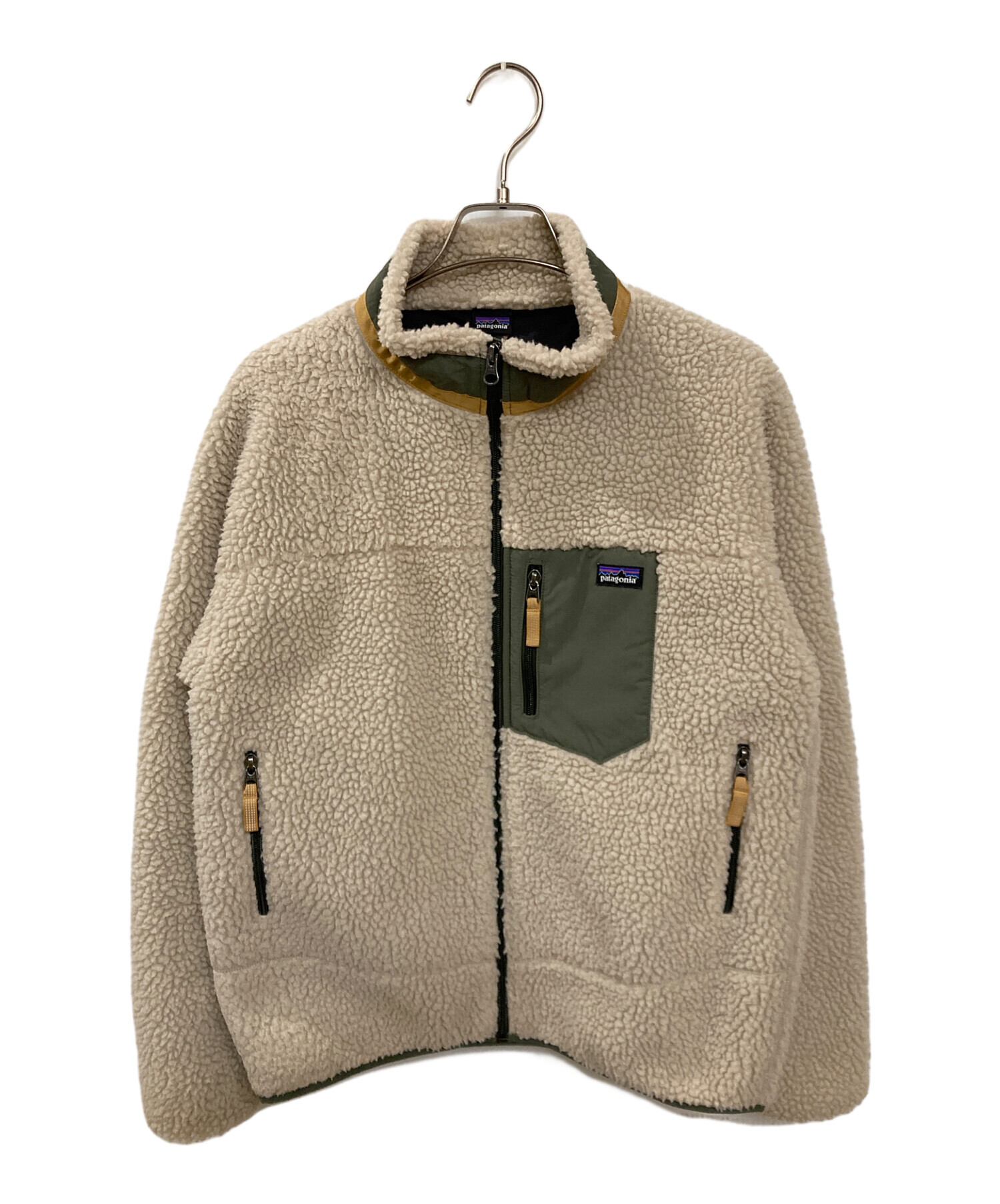 Patagonia ベージュジャケット XXL patagonia ベージュ フード付き 