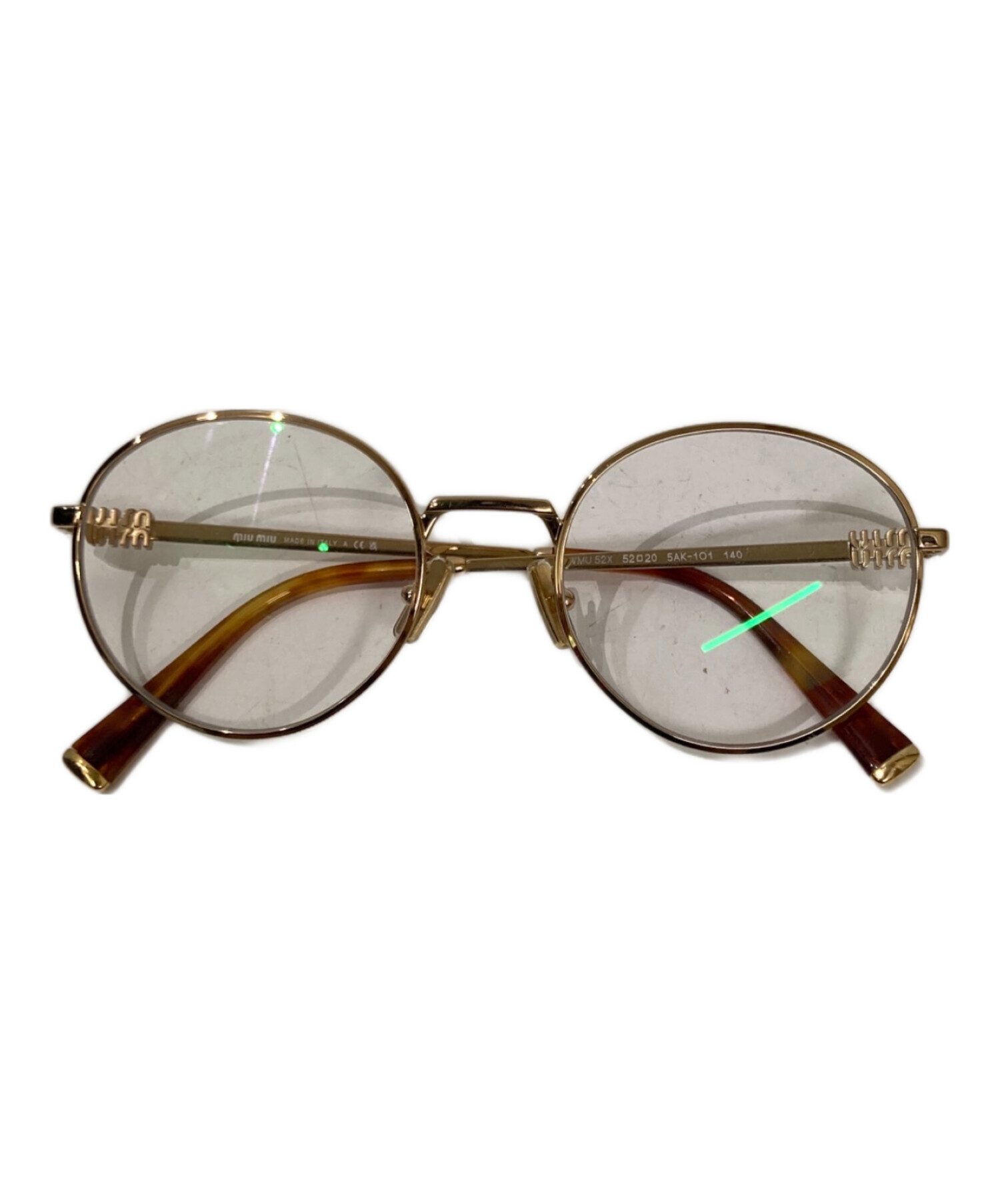 中古・古着通販】MIU MIU (ミュウミュウ) 眼鏡 サイズ:52□20