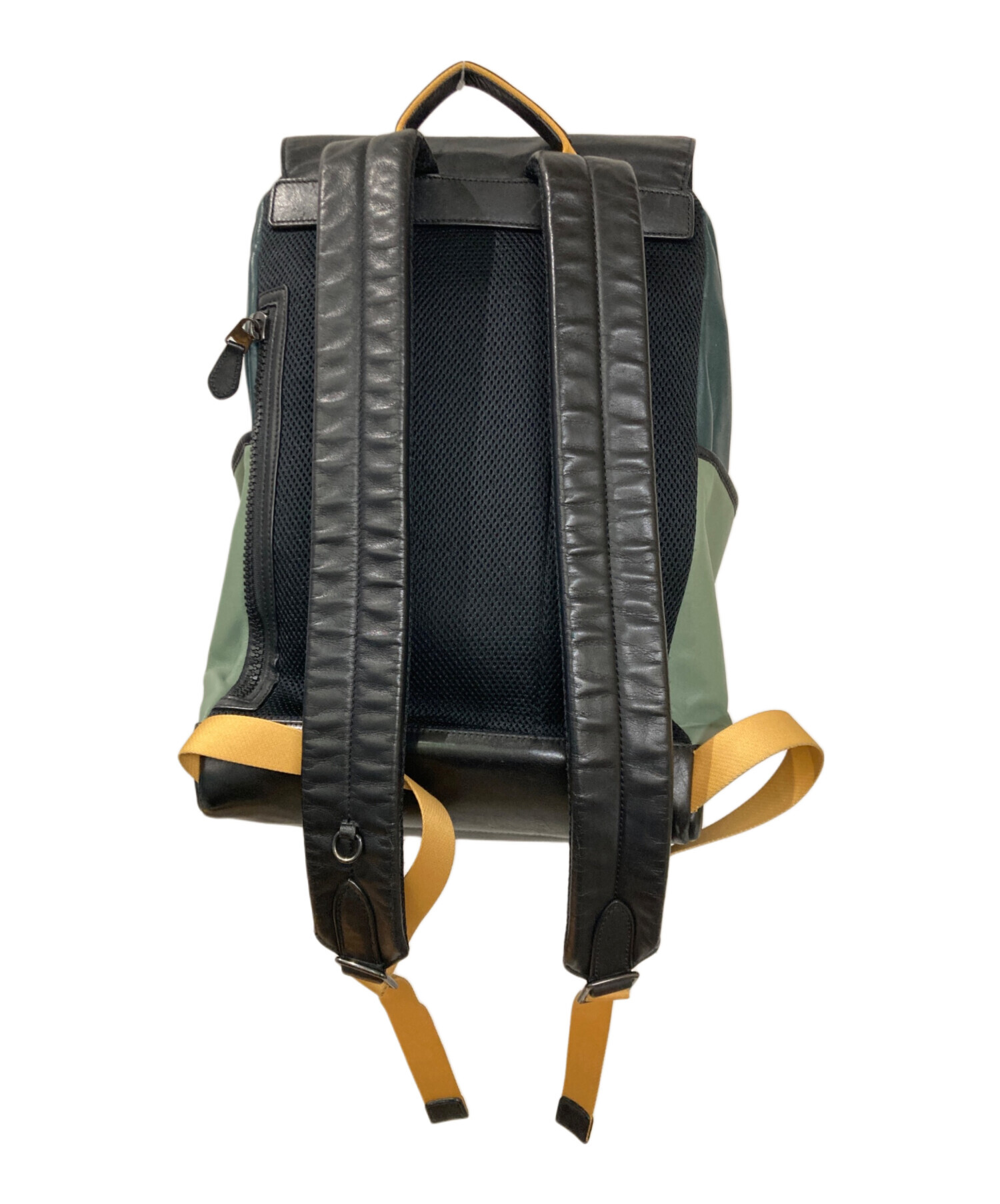 中古・古着通販】COACH (コーチ) トラックバックパック グリーン 