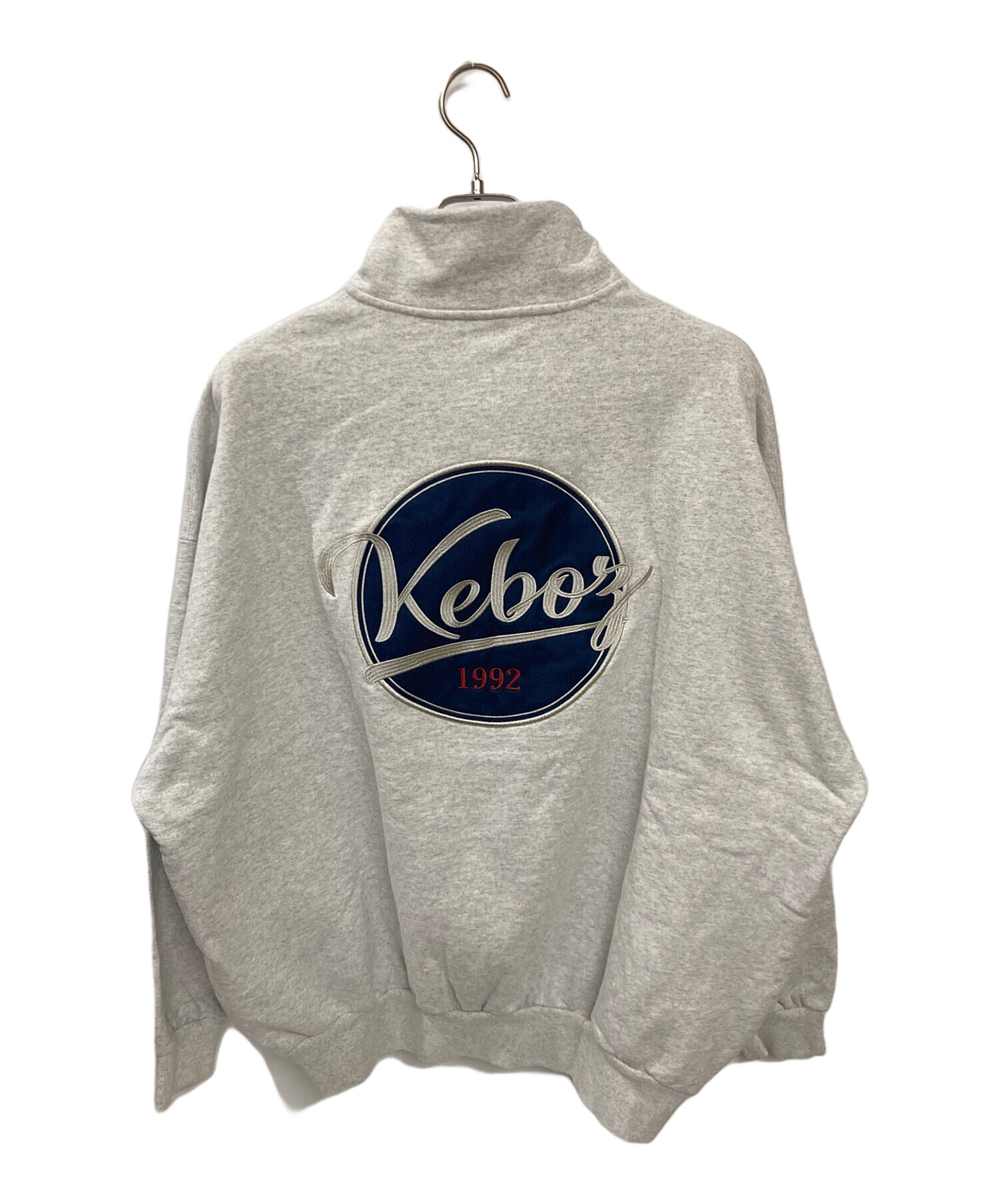 中古・古着通販】KEBOZ (ケボズ) ビッグロゴハーフジップスウェット 
