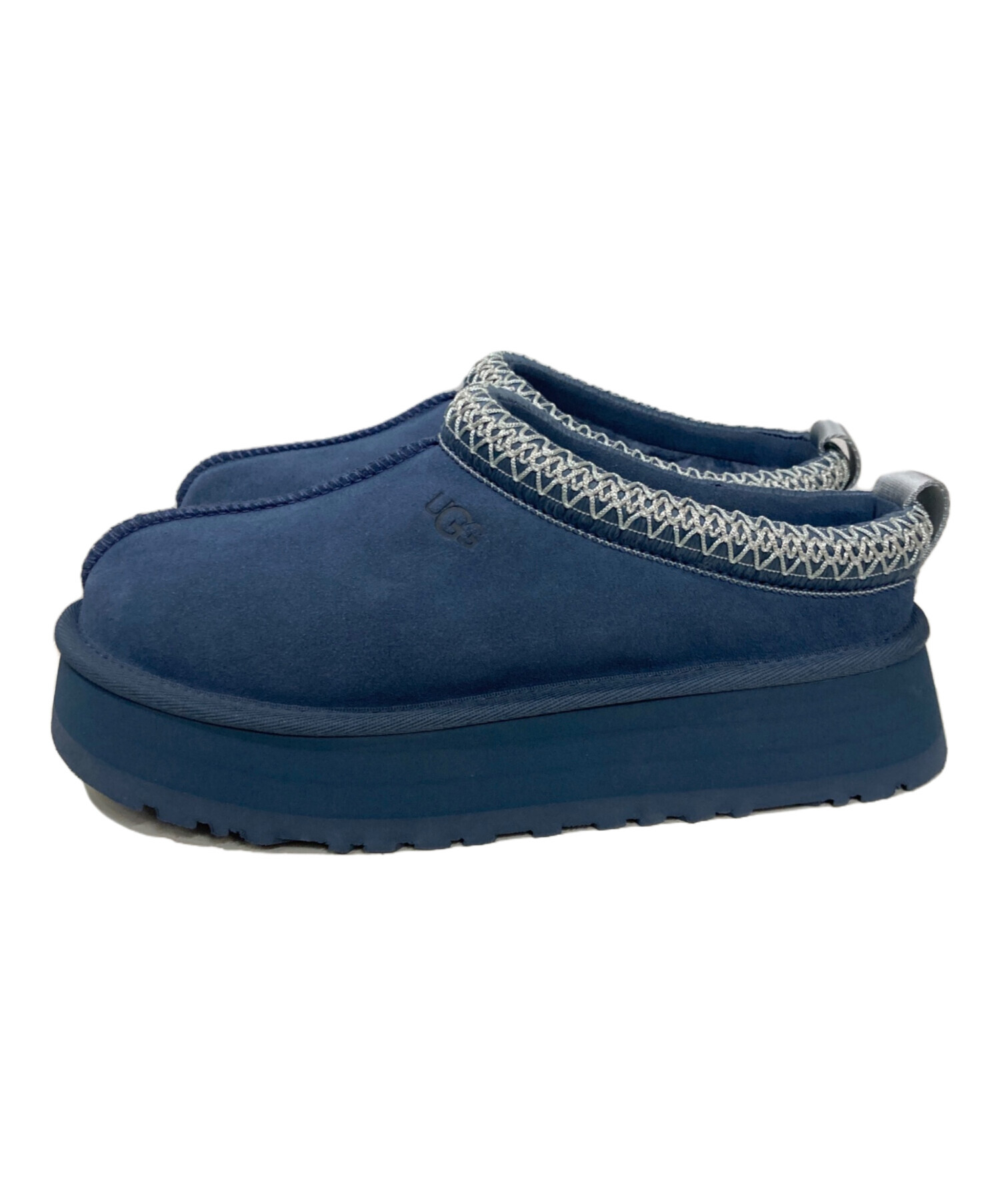 中古・古着通販】UGG (アグ) TAZZ サボムートンサンダル ブルー サイズ