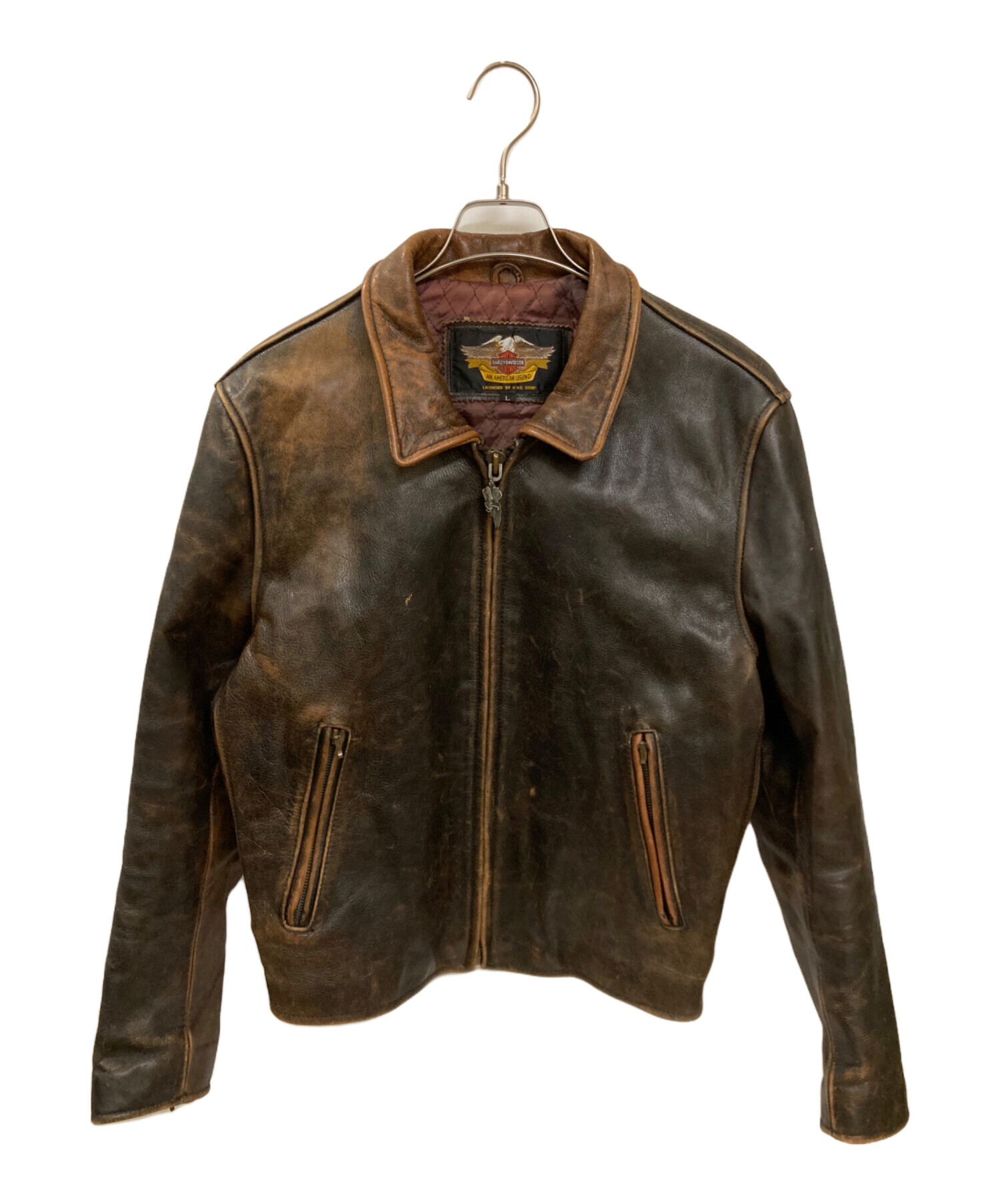 中古・古着通販】HARLEY-DAVIDSON (ハーレーダビッドソン) レザー