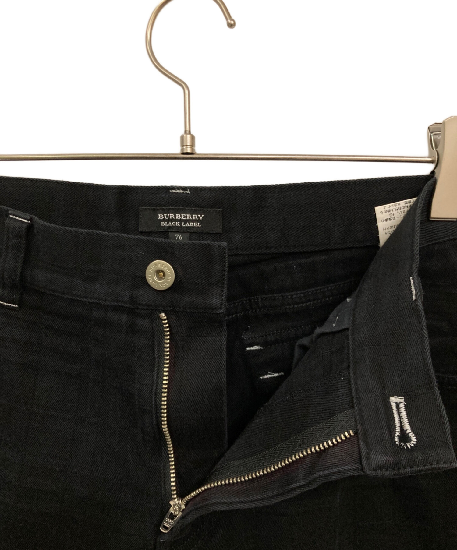 BURBERRY BLACK LABEL パンツ 82サイズ ブラック BURBERRY BLACK LABEL